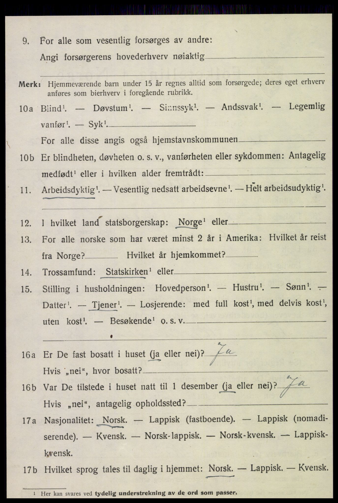 SAT, 1920 census for Inderøy, 1920, p. 6640