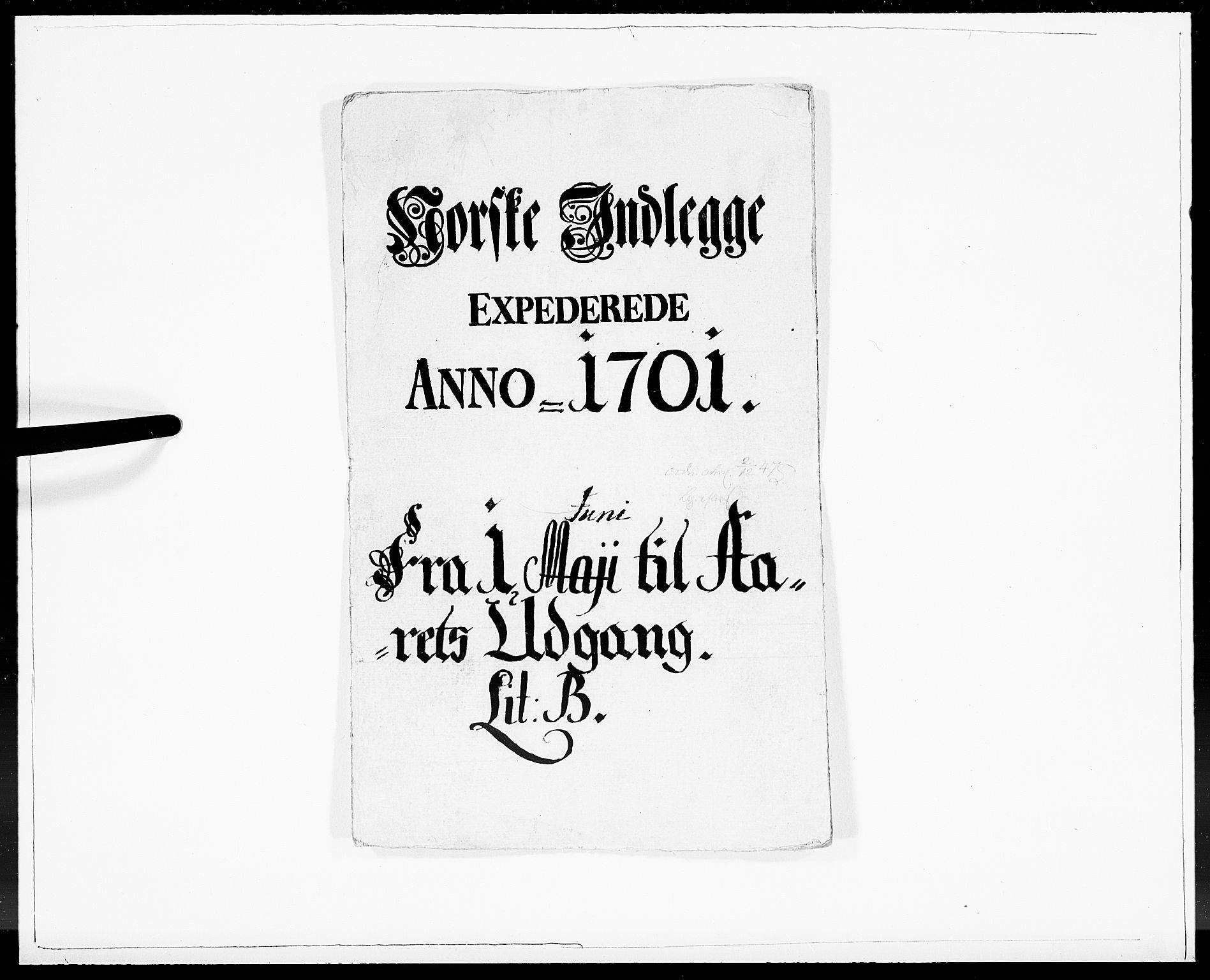 Danske Kanselli 1572-1799, AV/RA-EA-3023/F/Fc/Fcc/Fcca/L0052: Norske innlegg 1572-1799, 1701, p. 157