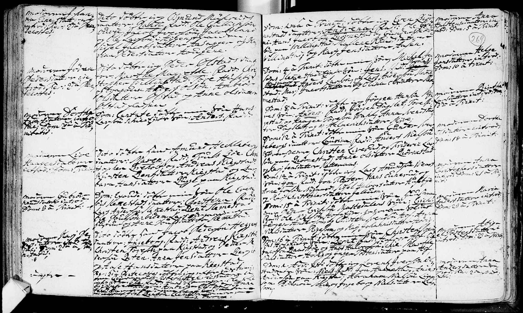 Røyken kirkebøker, AV/SAKO-A-241/F/Fa/L0002: Parish register (official) no. 2, 1731-1782, p. 269