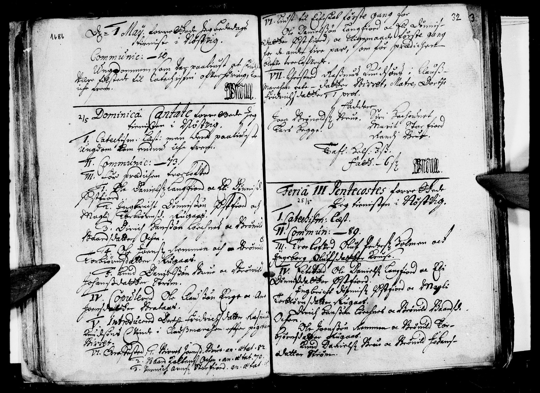 Ministerialprotokoller, klokkerbøker og fødselsregistre - Nordland, AV/SAT-A-1459/814/L0220: Parish register (official) no. 814A01, 1677-1717, p. 32