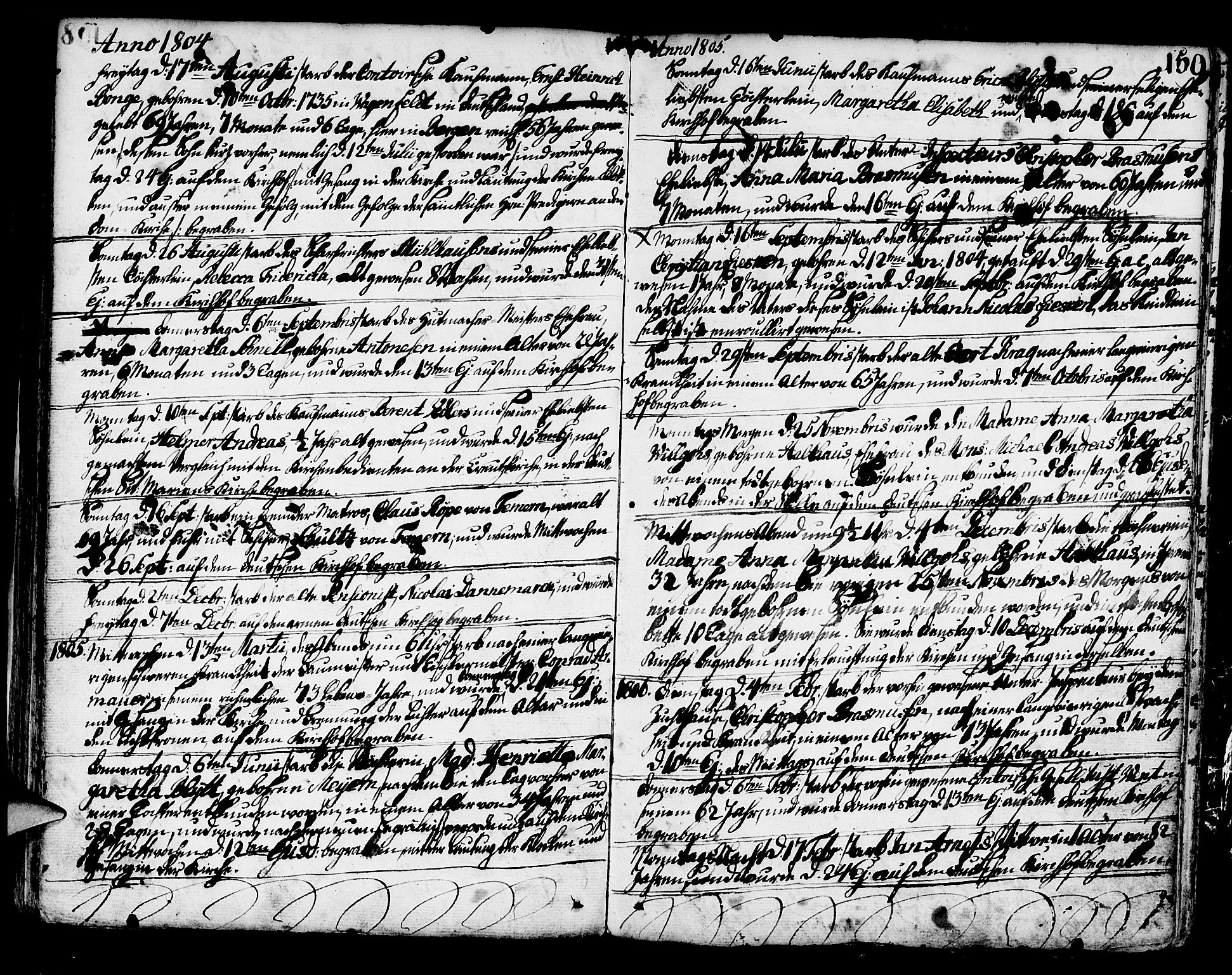 Mariakirken Sokneprestembete, SAB/A-76901/H/Haa/L0003: Parish register (official) no. A 3, 1786-1815, p. 159