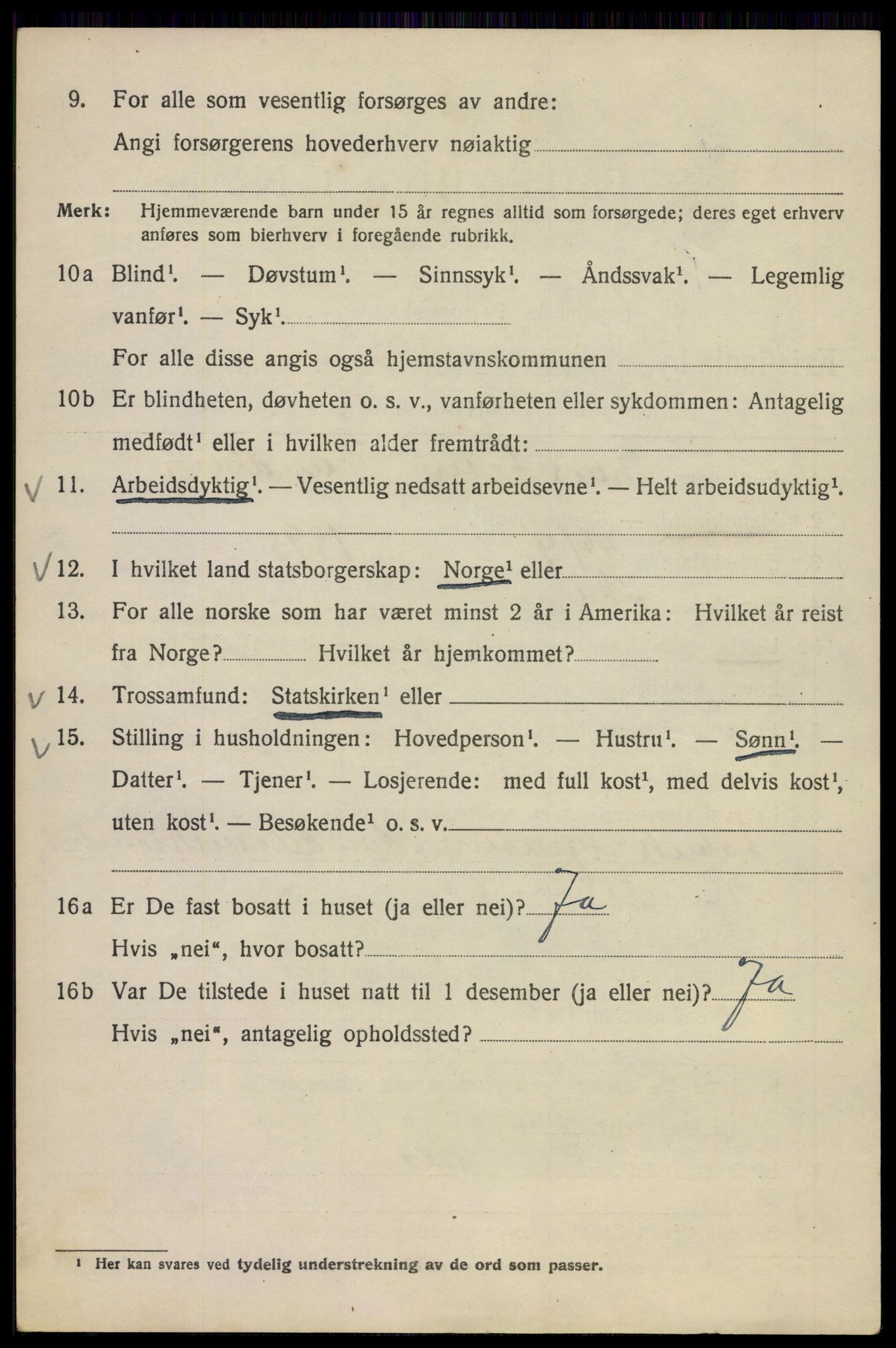 SAO, 1920 census for Kristiania, 1920, p. 323326