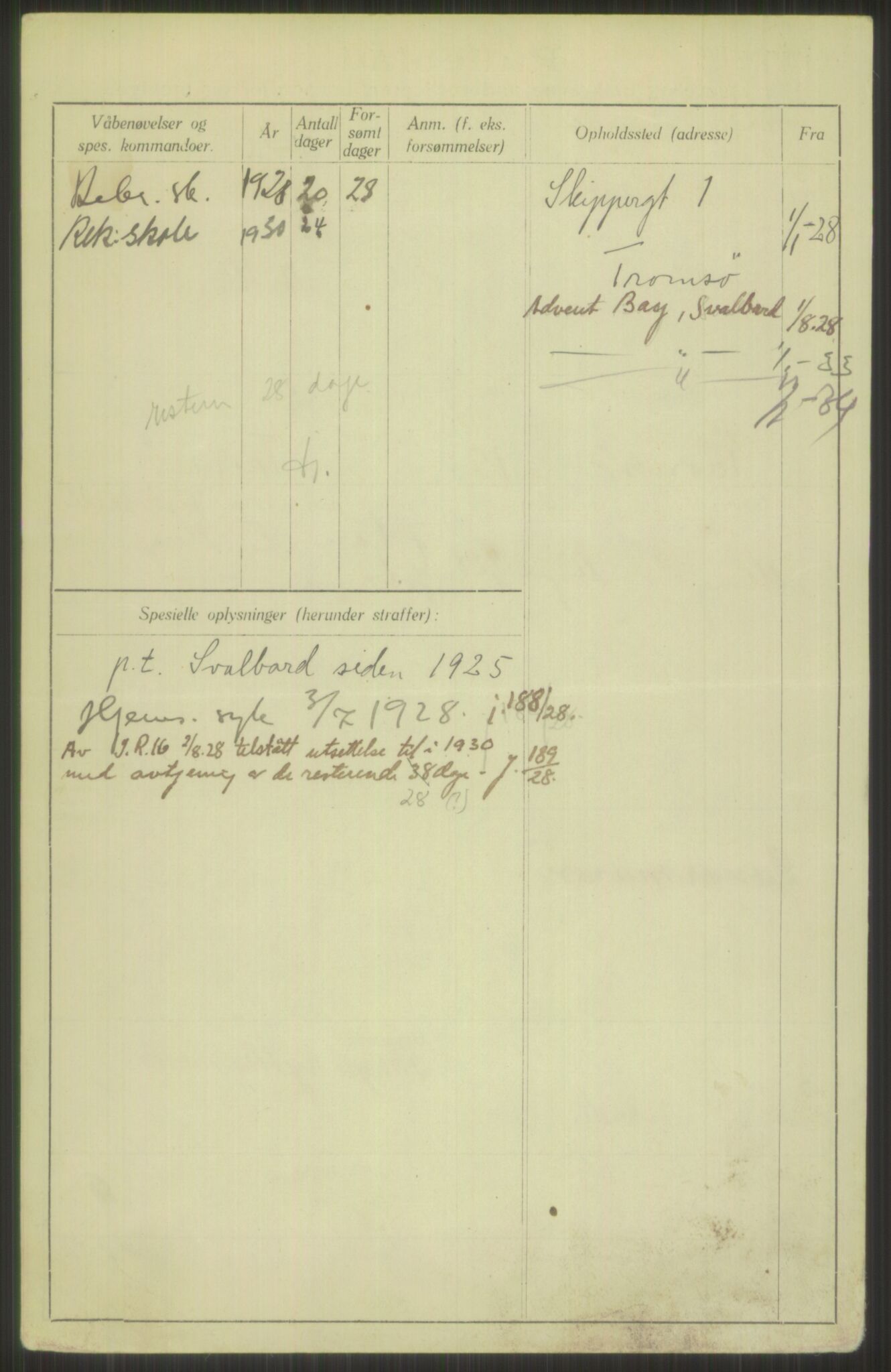 Forsvaret, Troms infanteriregiment nr. 16, AV/RA-RAFA-3146/P/Pa/L0013/0003: Rulleblad / Rulleblad for regimentets menige mannskaper, årsklasse 1928, 1928, p. 454