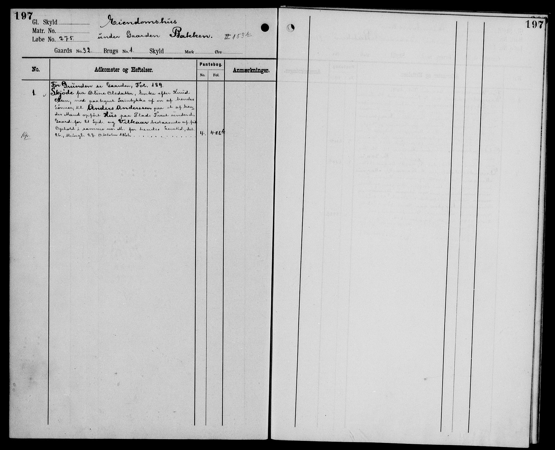 Midhordland sorenskriveri, AV/SAB-A-3001/1/G/Ga/Gab/L0106: Mortgage register no. II.A.b.106, p. 197