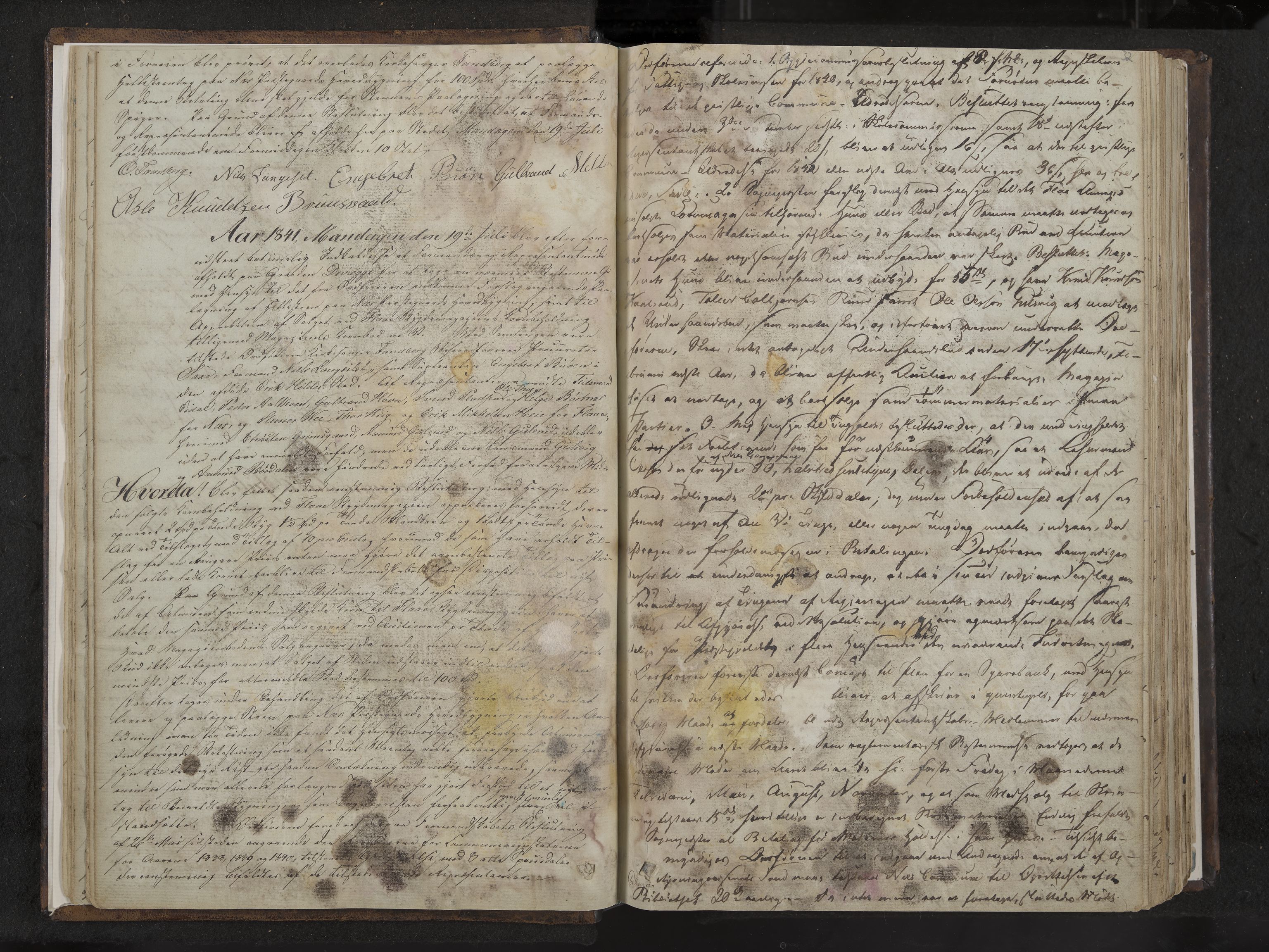 Nes formannskap og sentraladministrasjon, IKAK/0616021-1/A/Aa/L0001: Møtebok med register, 1838-1875, p. 31