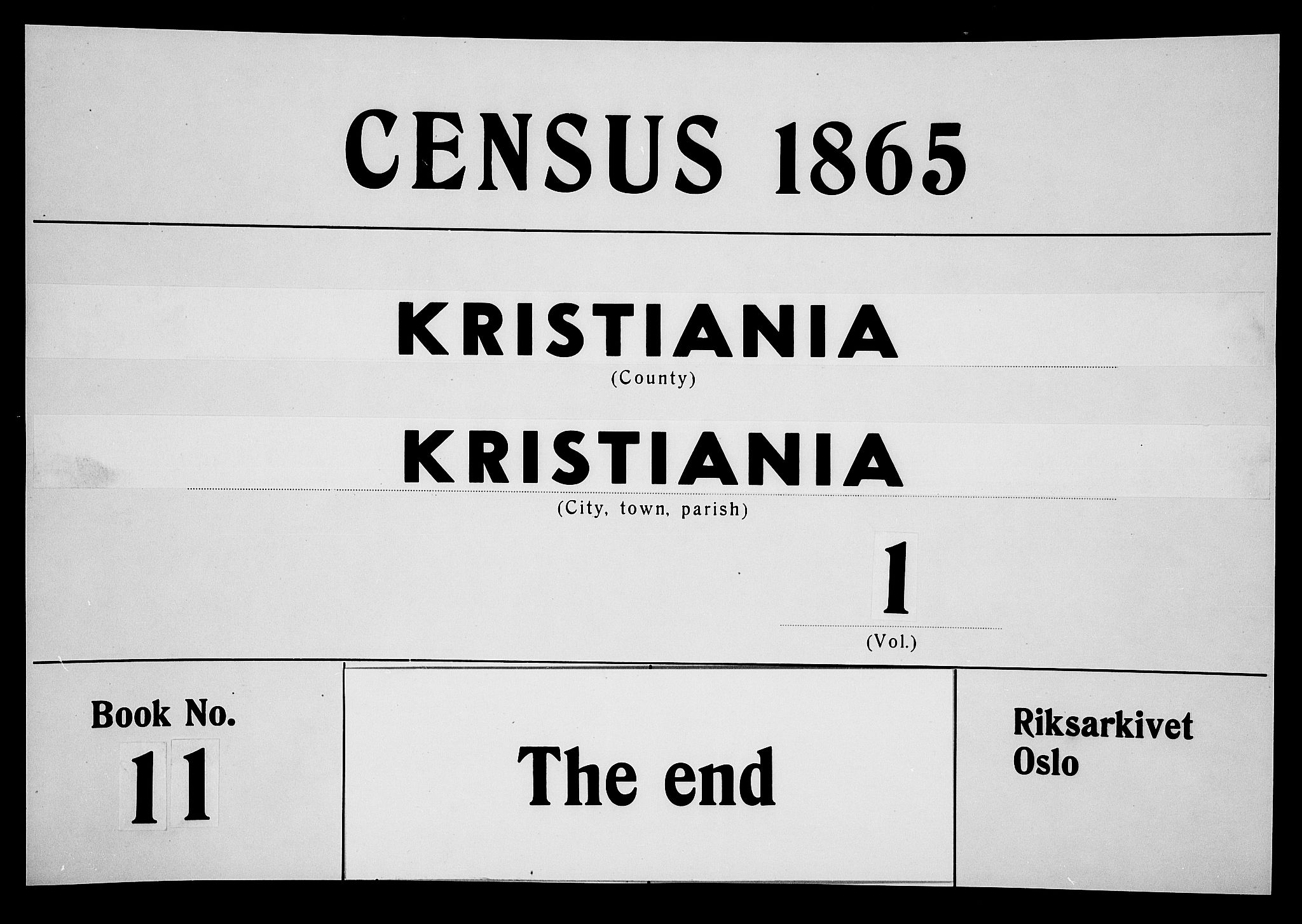 RA, 1865 census for Kristiania, 1865, p. 4901