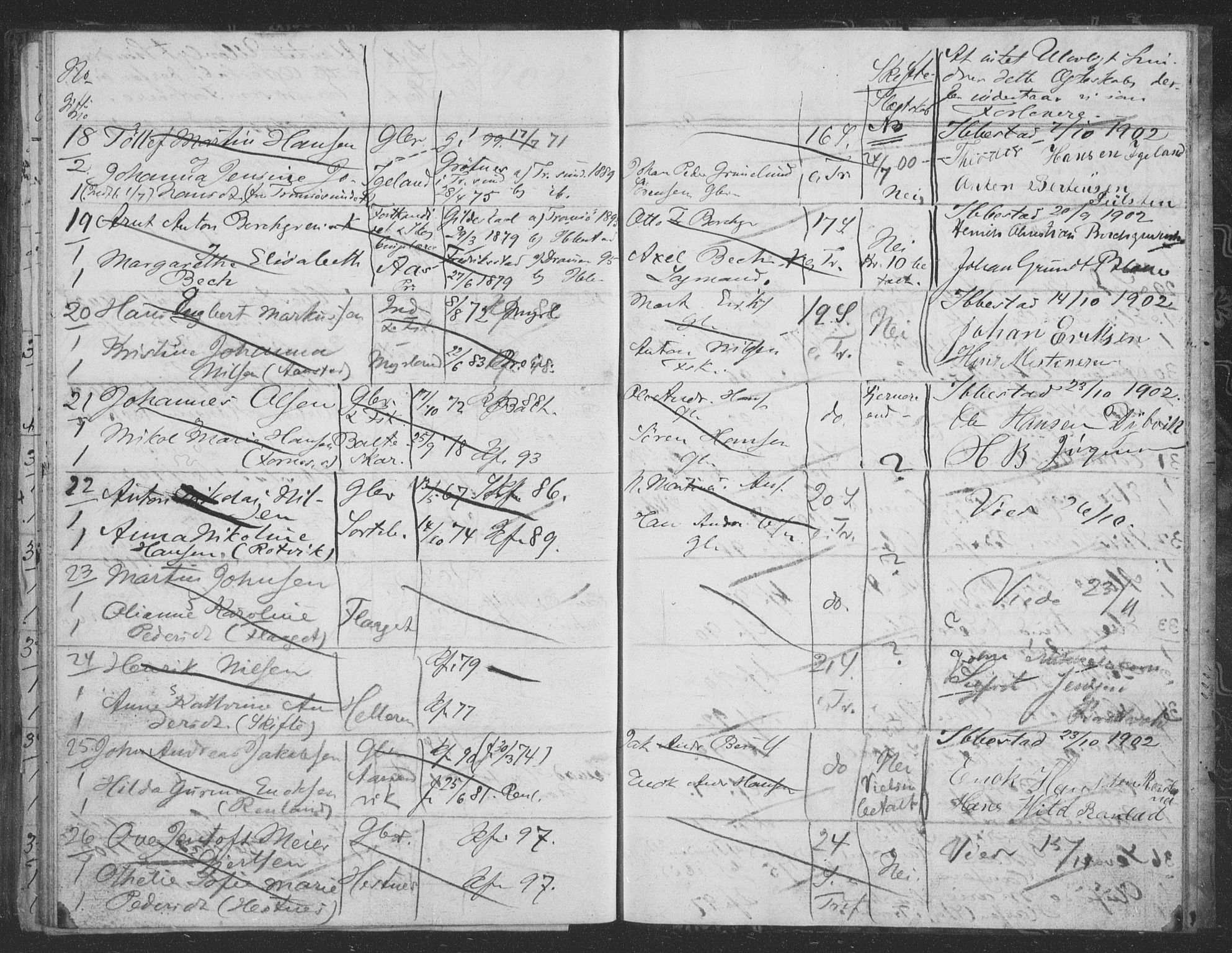 Ibestad sokneprestembete, AV/SATØ-S-0077/I/Ie/L0066: Banns register no. 66, 1888-1904