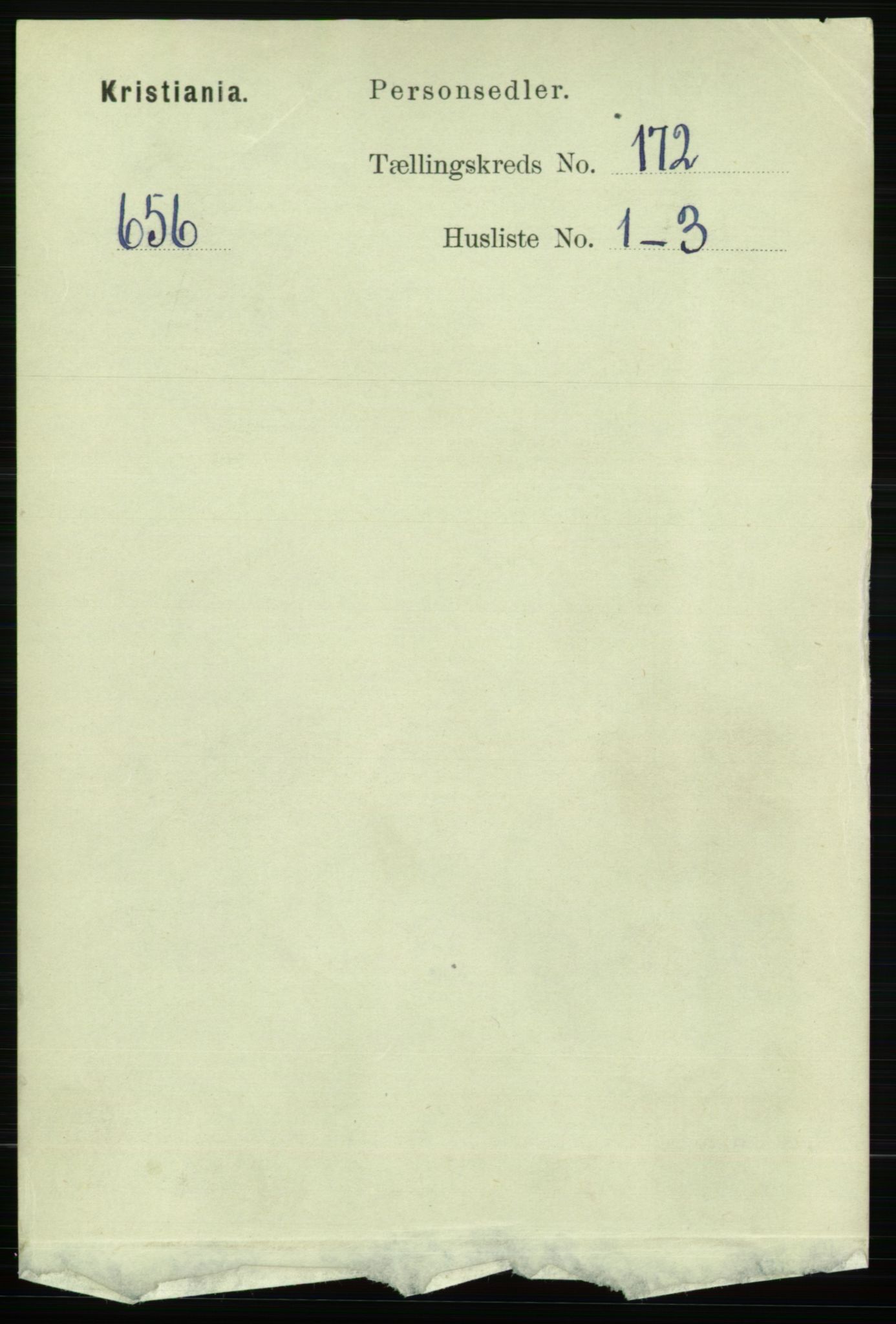 RA, 1891 census for 0301 Kristiania, 1891, p. 101681