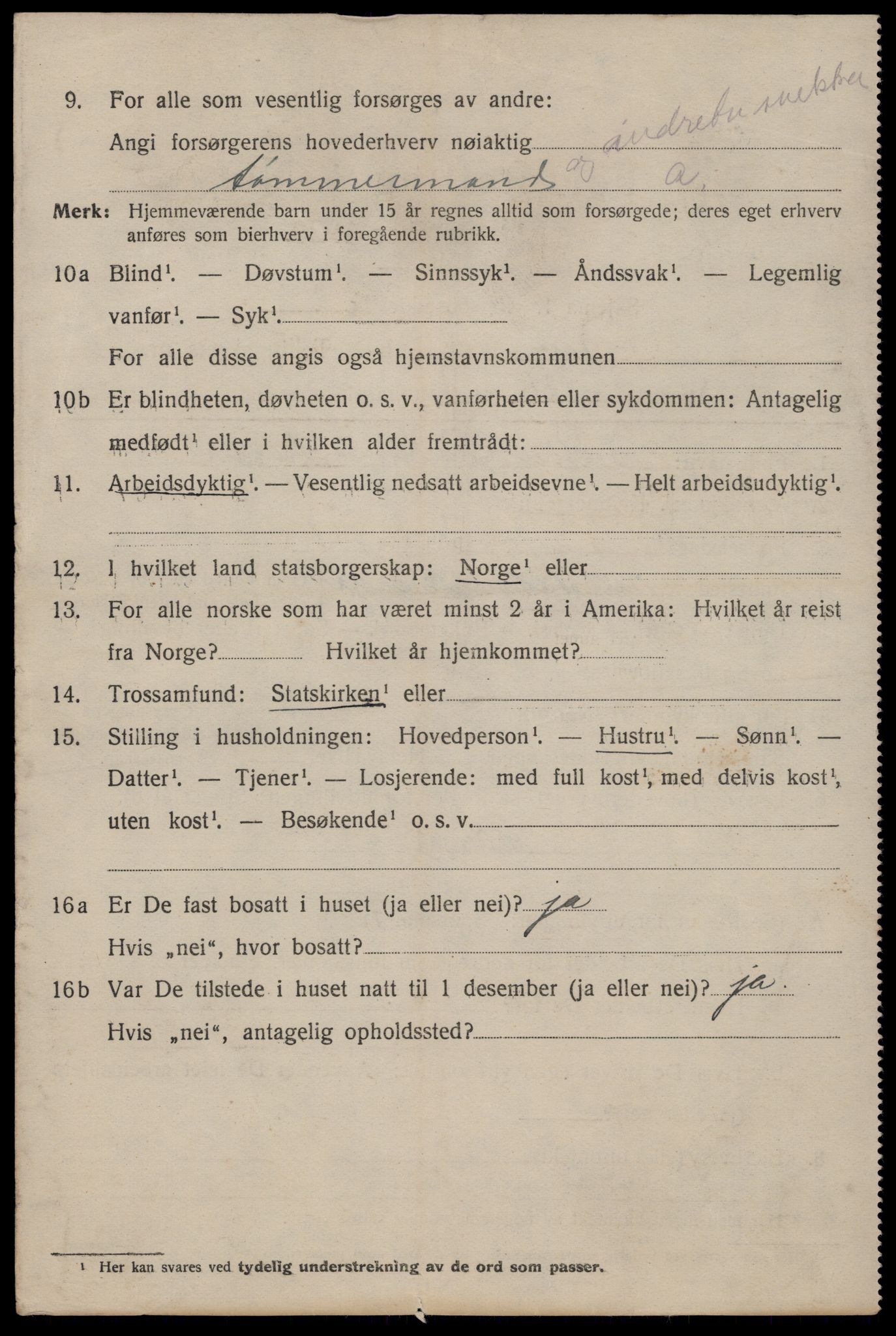 SAST, 1920 census for Stavanger, 1920, p. 72021