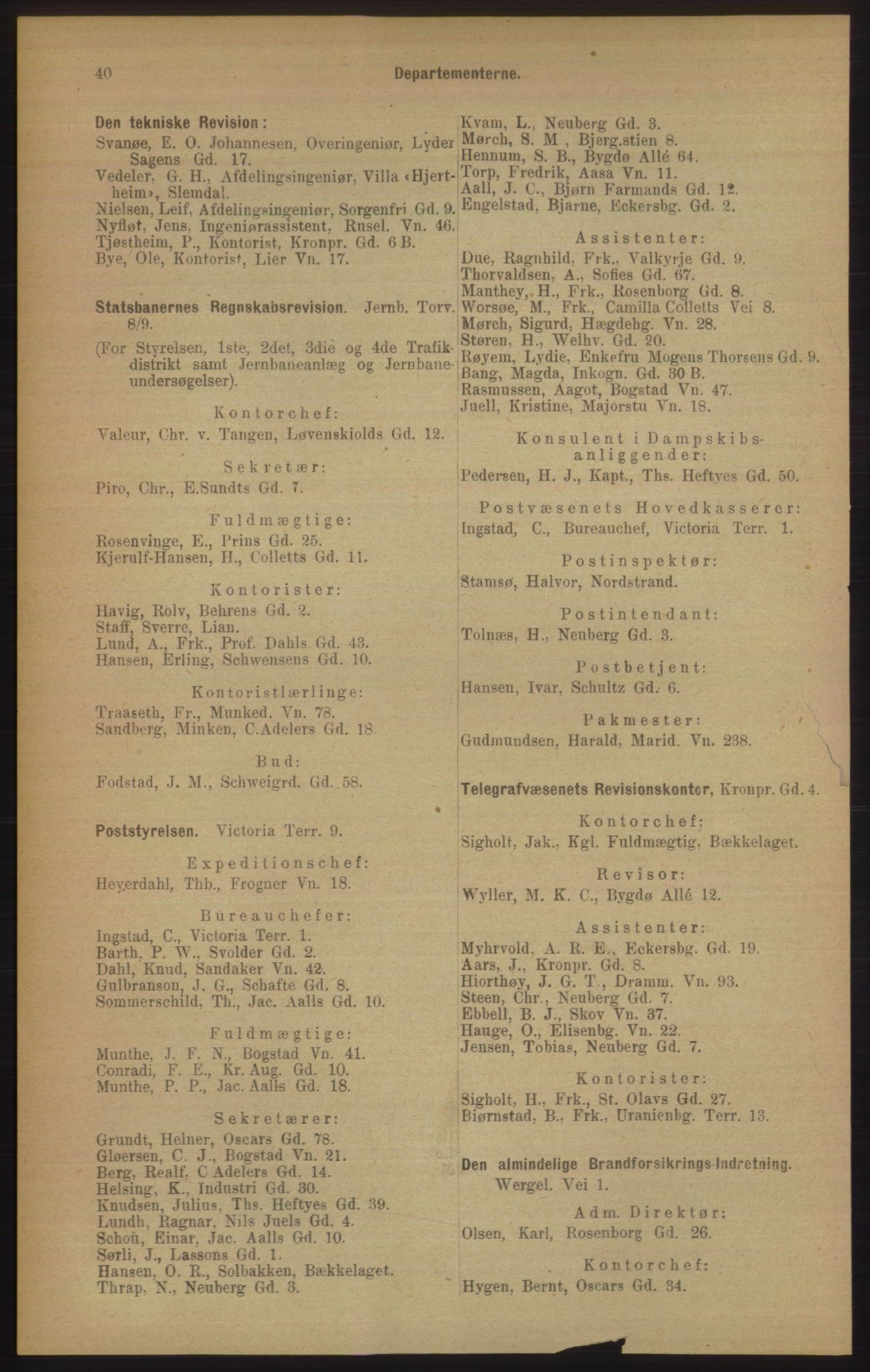 Kristiania/Oslo adressebok, PUBL/-, 1906, p. 40