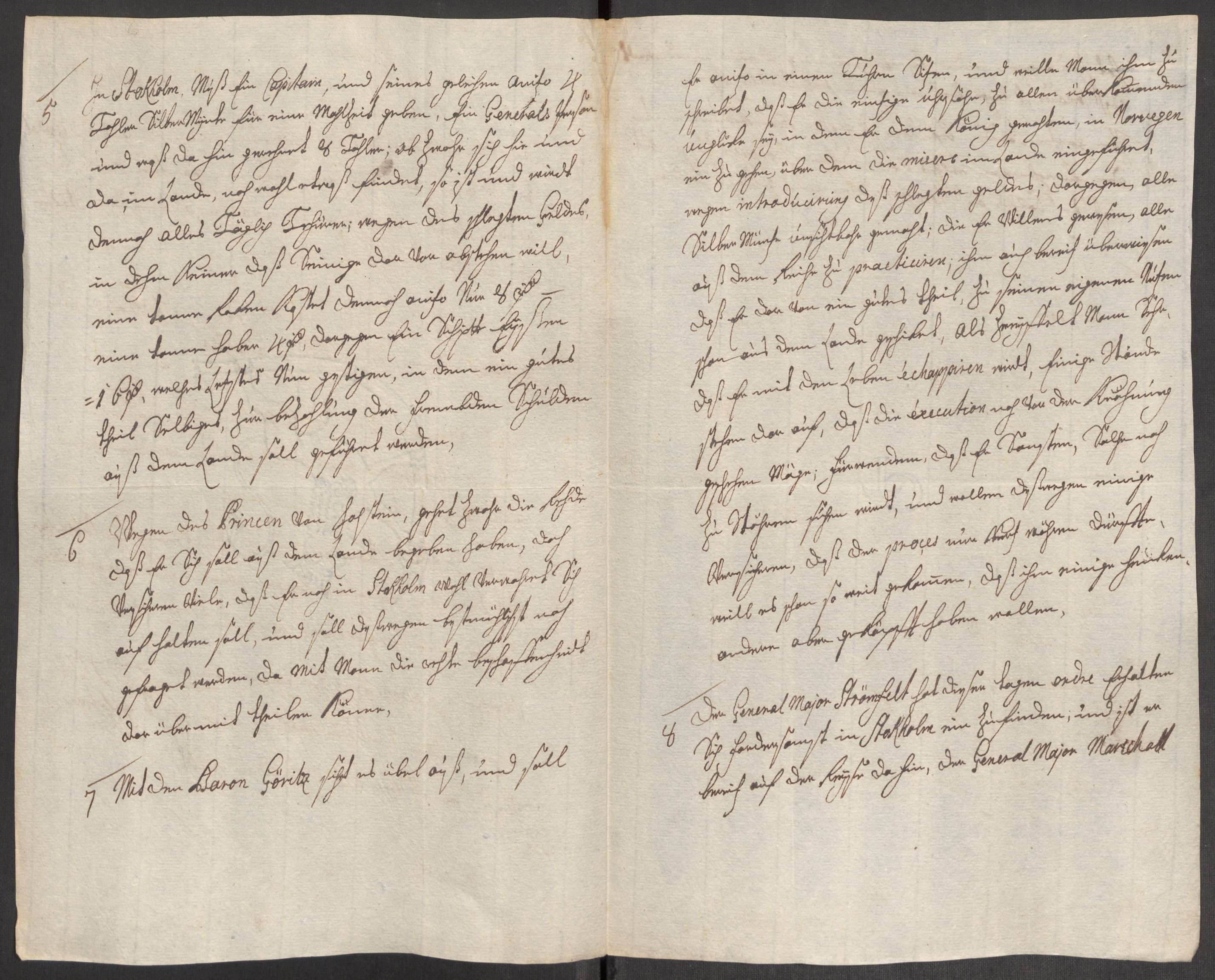 Kommanderende general (KG I) med Det norske krigsdirektorium, AV/RA-EA-5419/E/Eb/L0012: Kunnskap om fienden, kronologisk ordnet, 1718-1719, p. 583