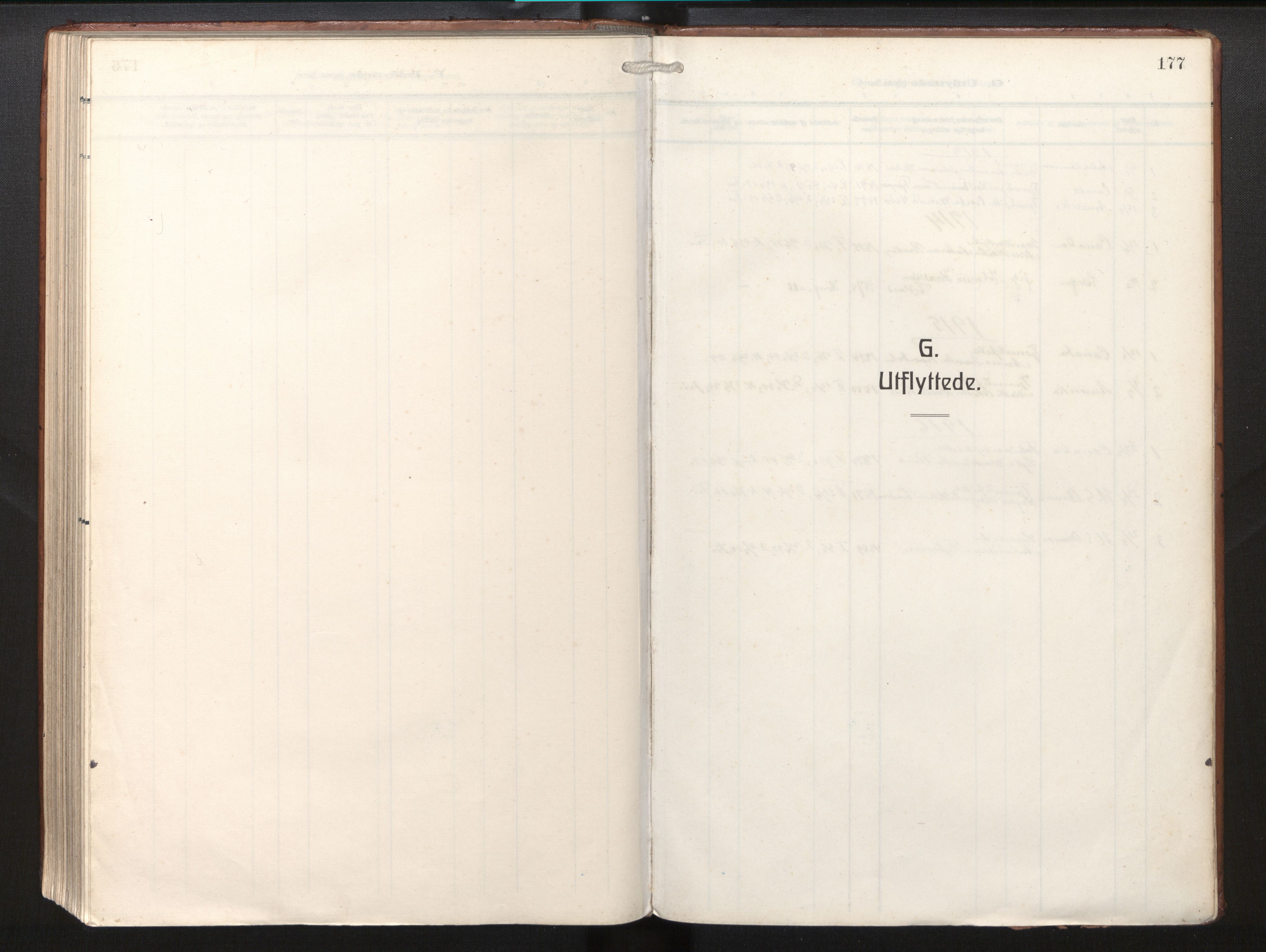 Lindås Sokneprestembete, SAB/A-76701/H/Haa/Haab/L0003: Parish register (official) no. B 3, 1912-1929, p. 177