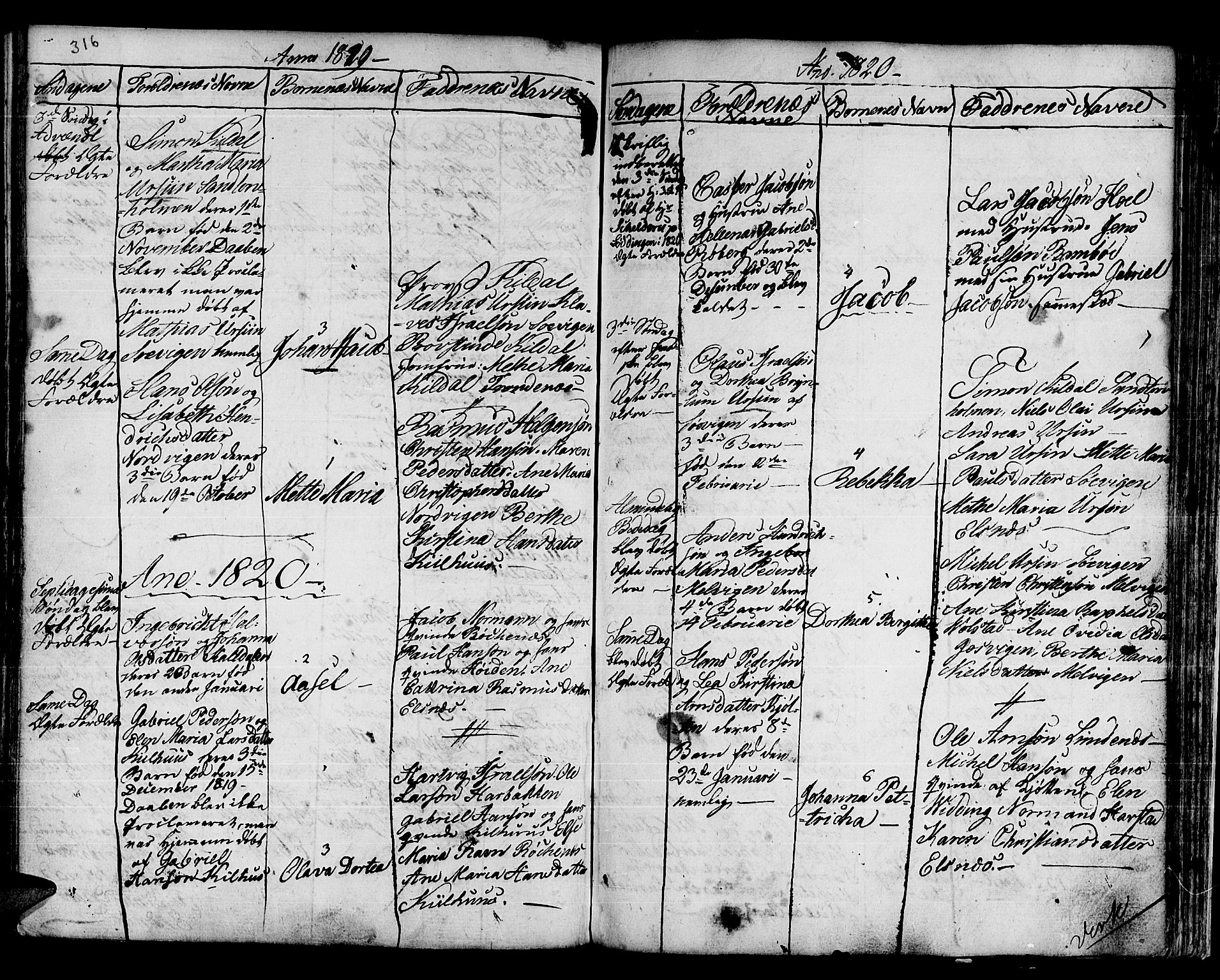 Trondenes sokneprestkontor, SATØ/S-1319/H/Ha/L0005kirke: Parish register (official) no. 5, 1804-1820, p. 316-317