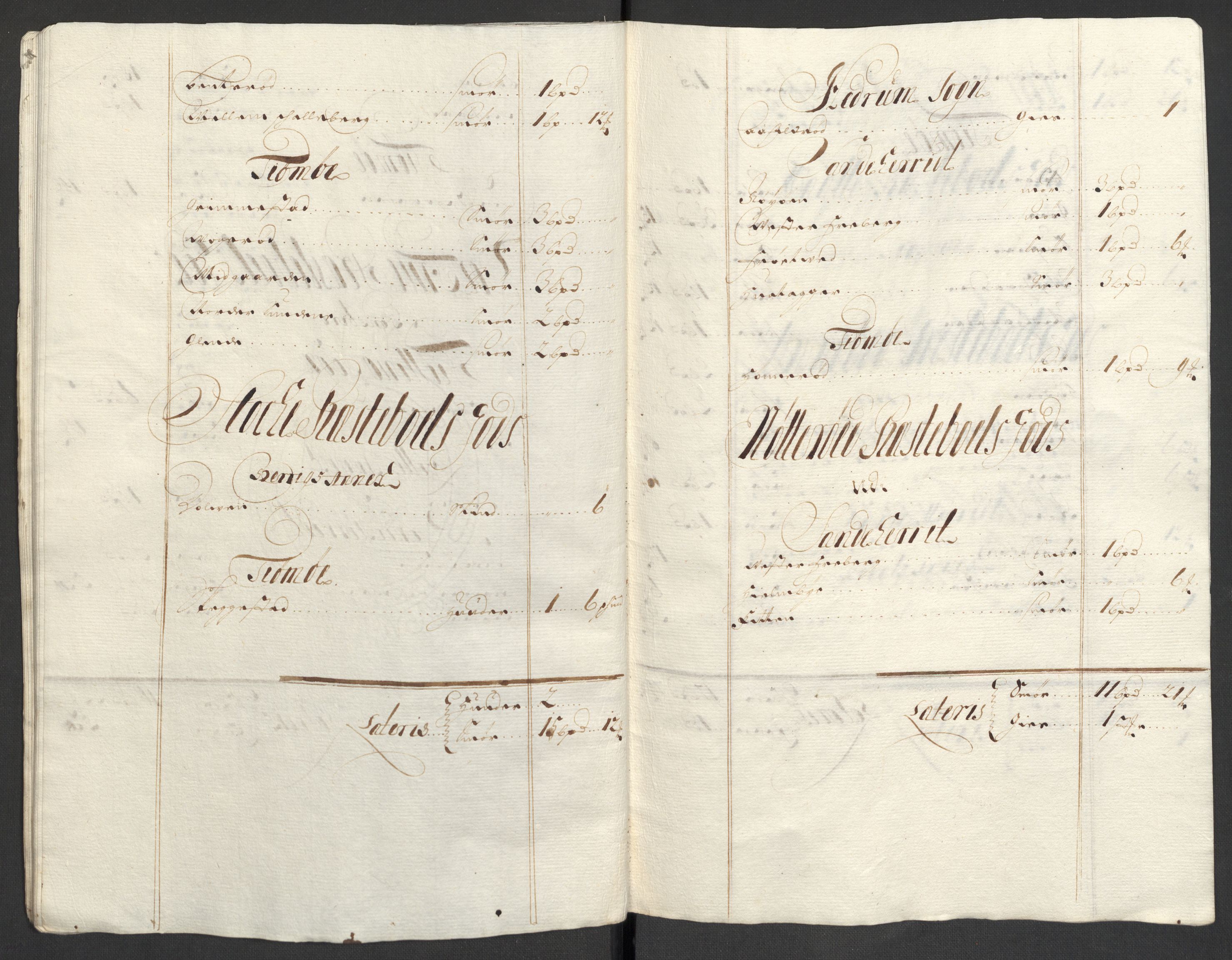 Rentekammeret inntil 1814, Reviderte regnskaper, Fogderegnskap, RA/EA-4092/R33/L1975: Fogderegnskap Larvik grevskap, 1696-1697, p. 219