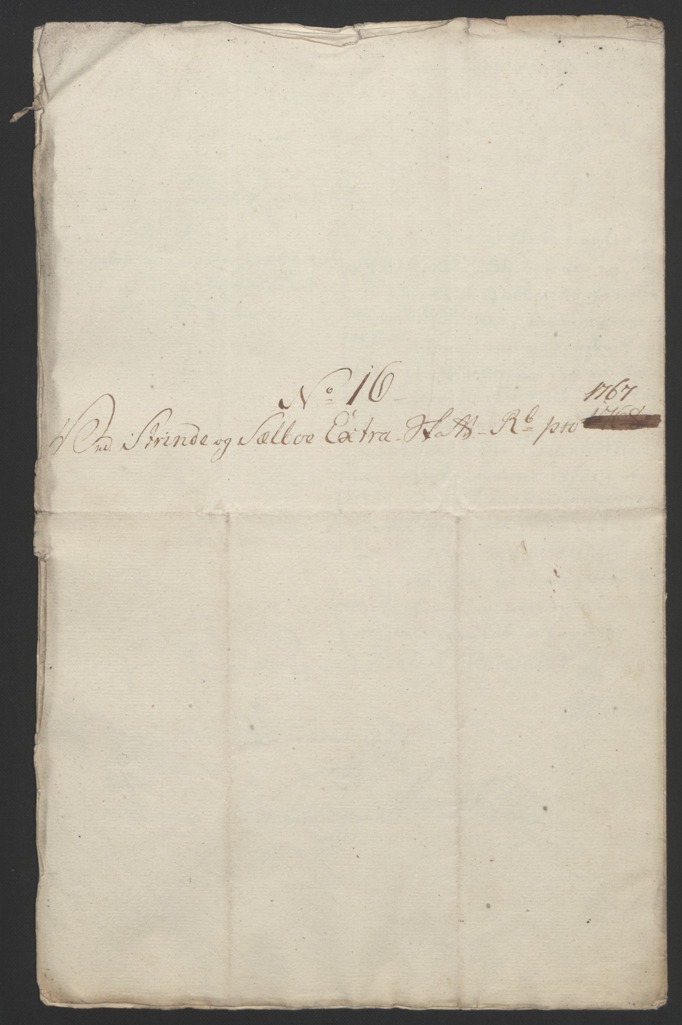 Rentekammeret inntil 1814, Reviderte regnskaper, Fogderegnskap, AV/RA-EA-4092/R61/L4180: Ekstraskatten Strinda og Selbu, 1762-1767, p. 420