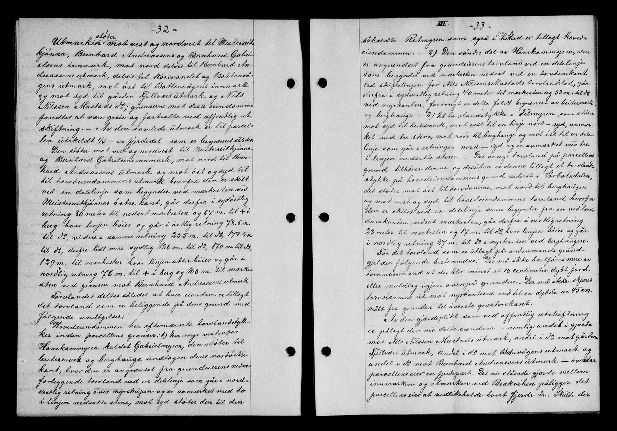 Hitra sorenskriveri, AV/SAT-A-0018/2/2C/2Ca/L0010: Mortgage book no. 10, 1928-1929, p. 32-33
