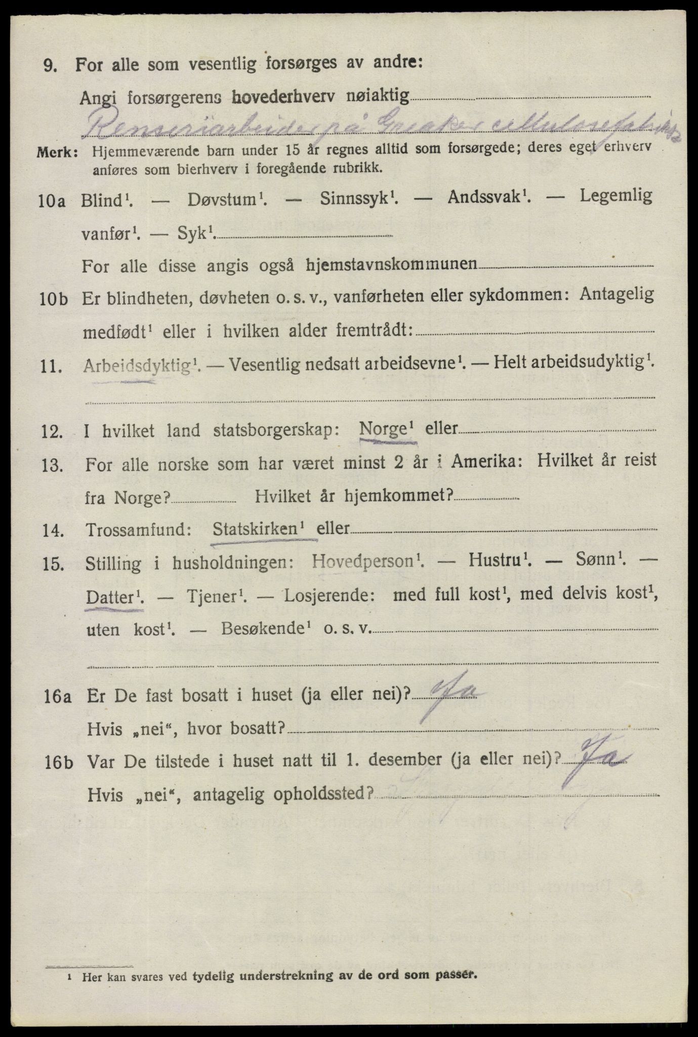 SAO, 1920 census for Tune, 1920, p. 14033