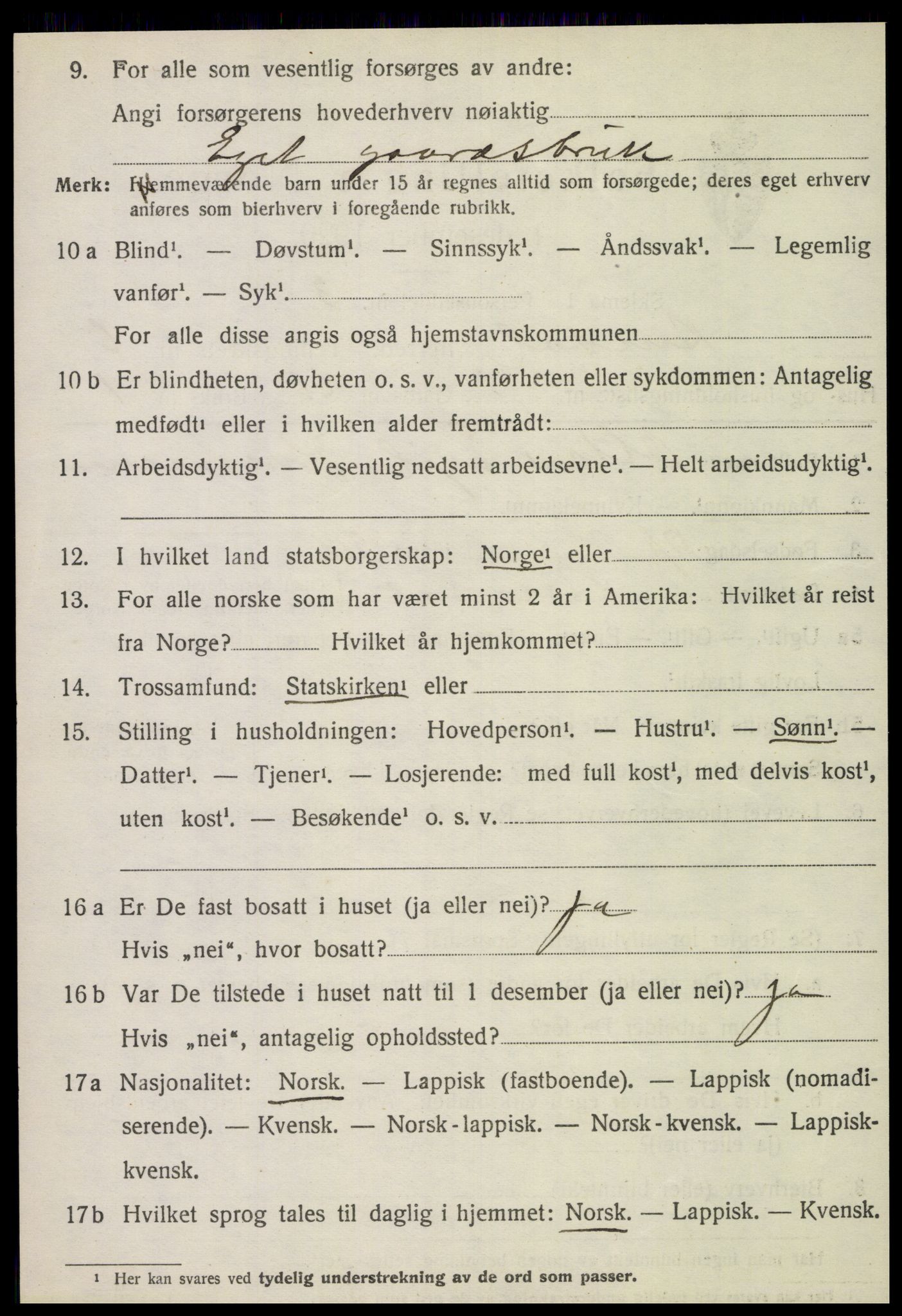 SAT, 1920 census for Bindal, 1920, p. 4762