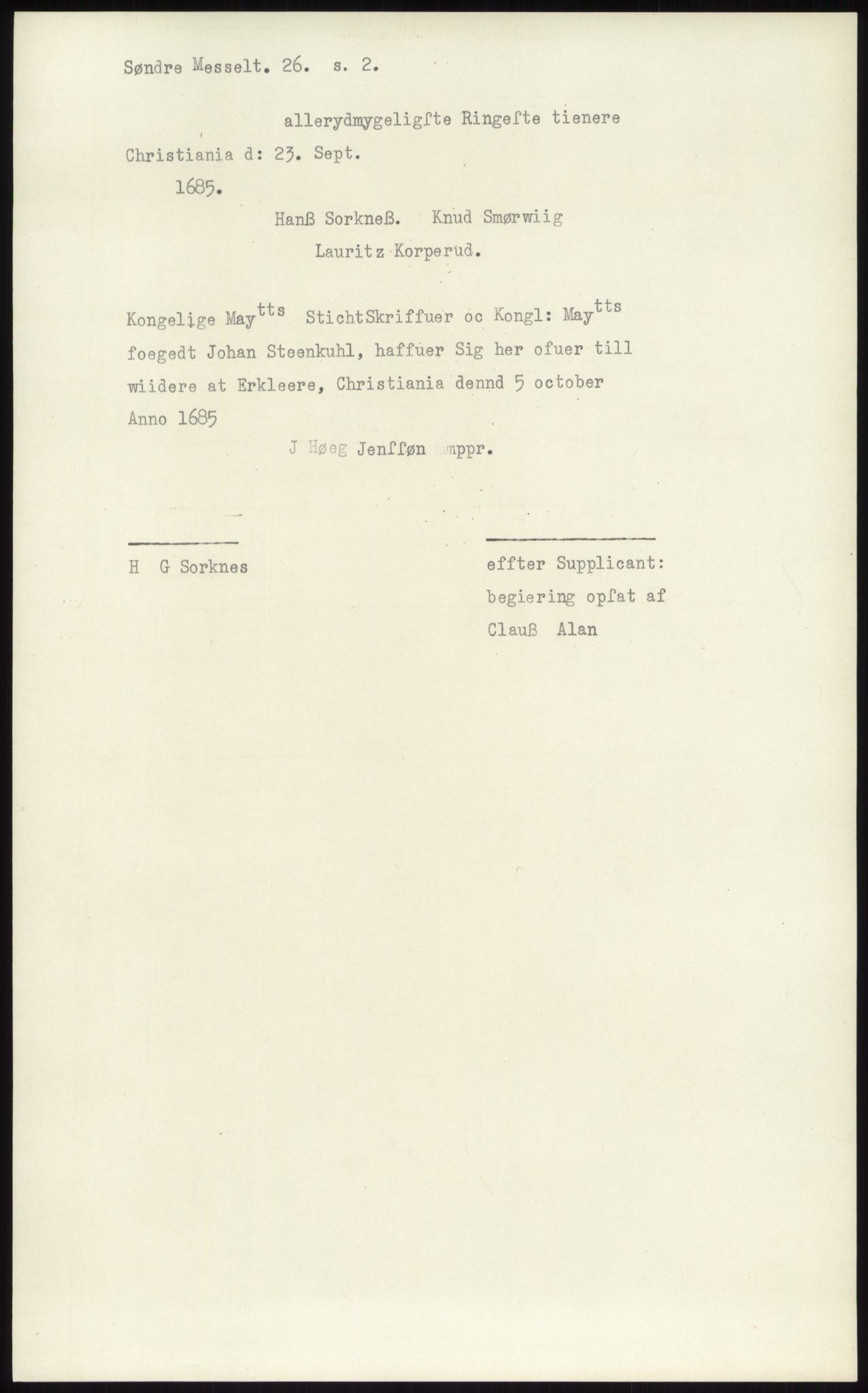 Samlinger til kildeutgivelse, Diplomavskriftsamlingen, RA/EA-4053/H/Ha, p. 1709
