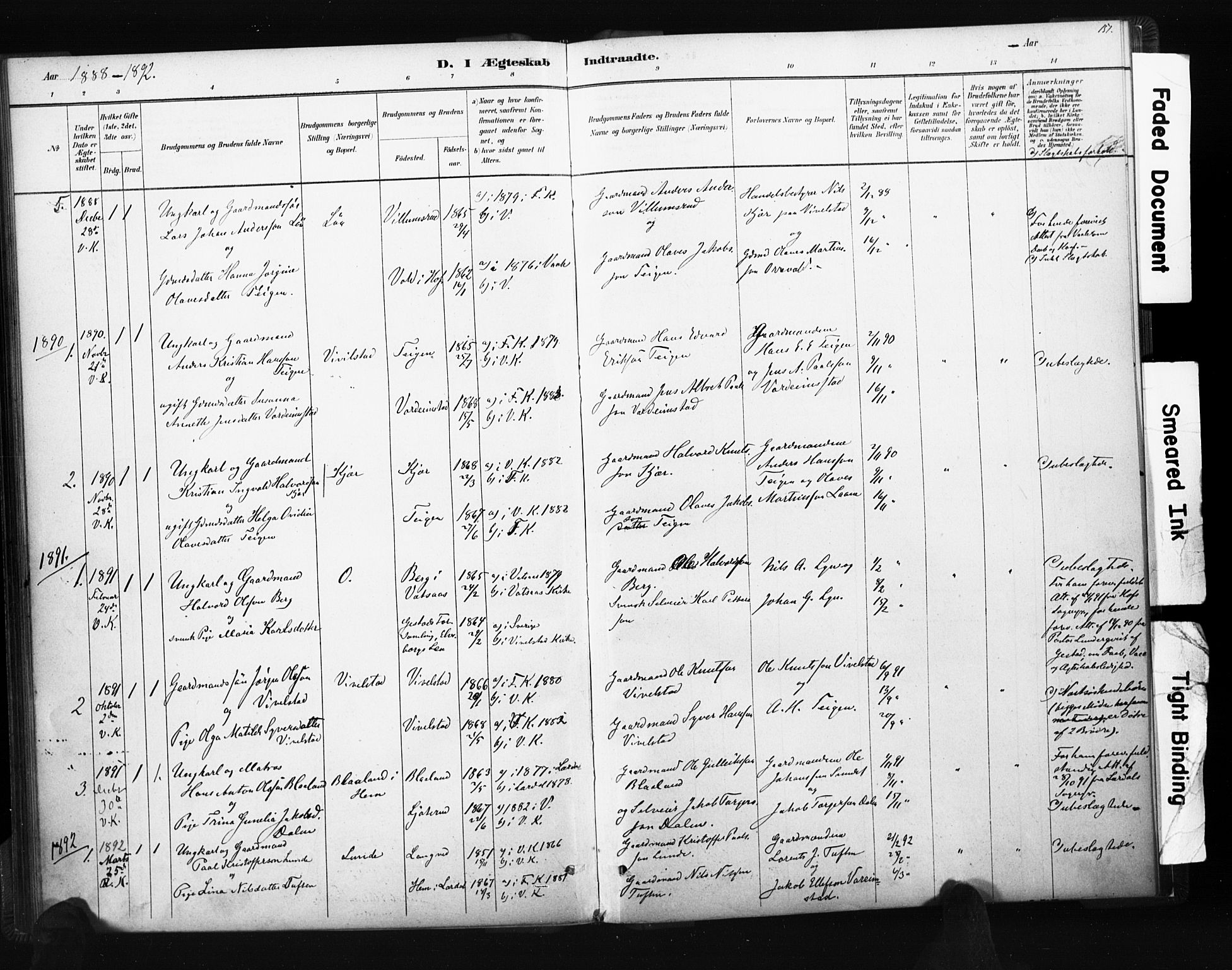 Ramnes kirkebøker, SAKO/A-314/F/Fc/L0001: Parish register (official) no. III 1, 1878-1899, p. 150-151