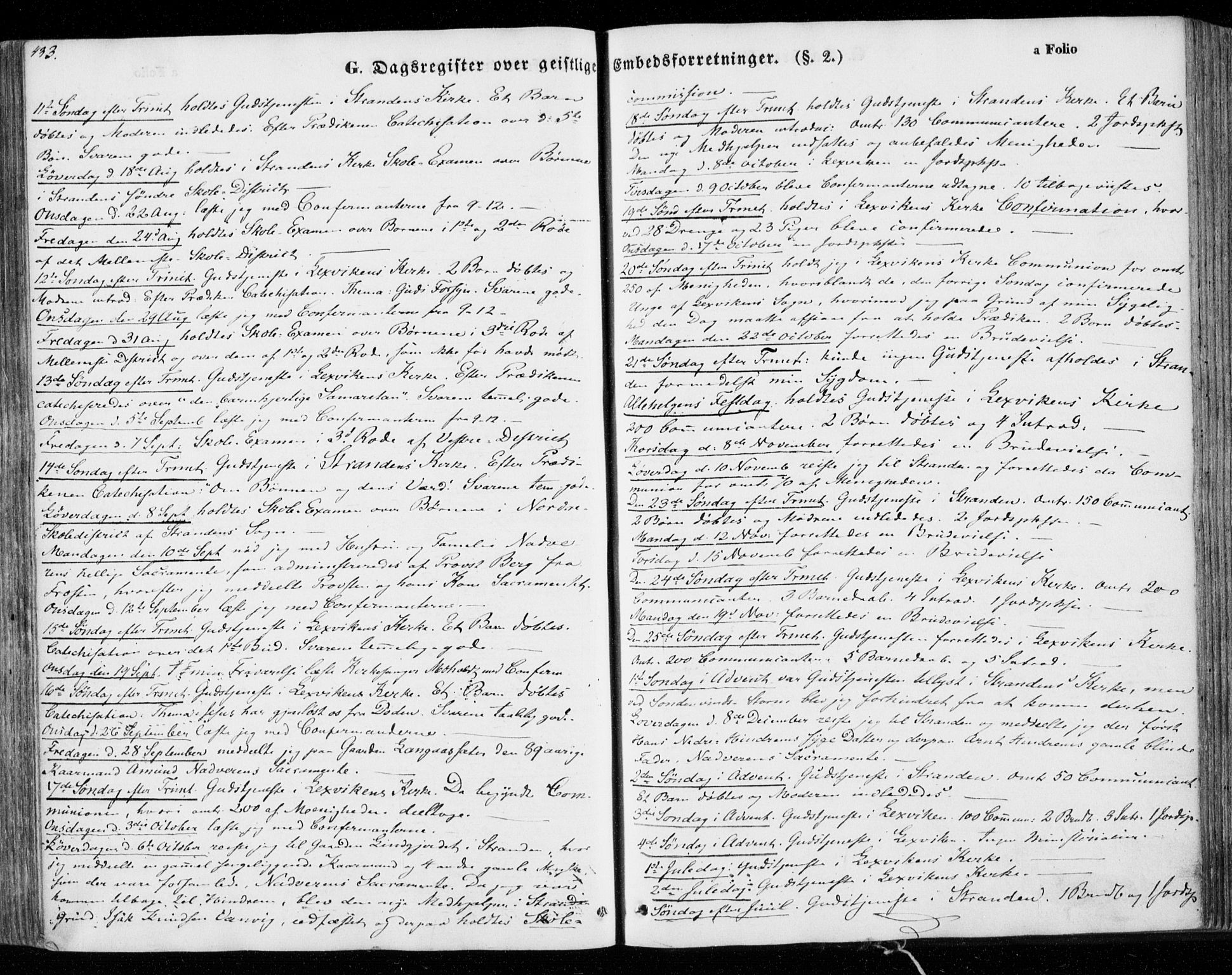 Ministerialprotokoller, klokkerbøker og fødselsregistre - Nord-Trøndelag, SAT/A-1458/701/L0007: Parish register (official) no. 701A07 /1, 1842-1854, p. 433