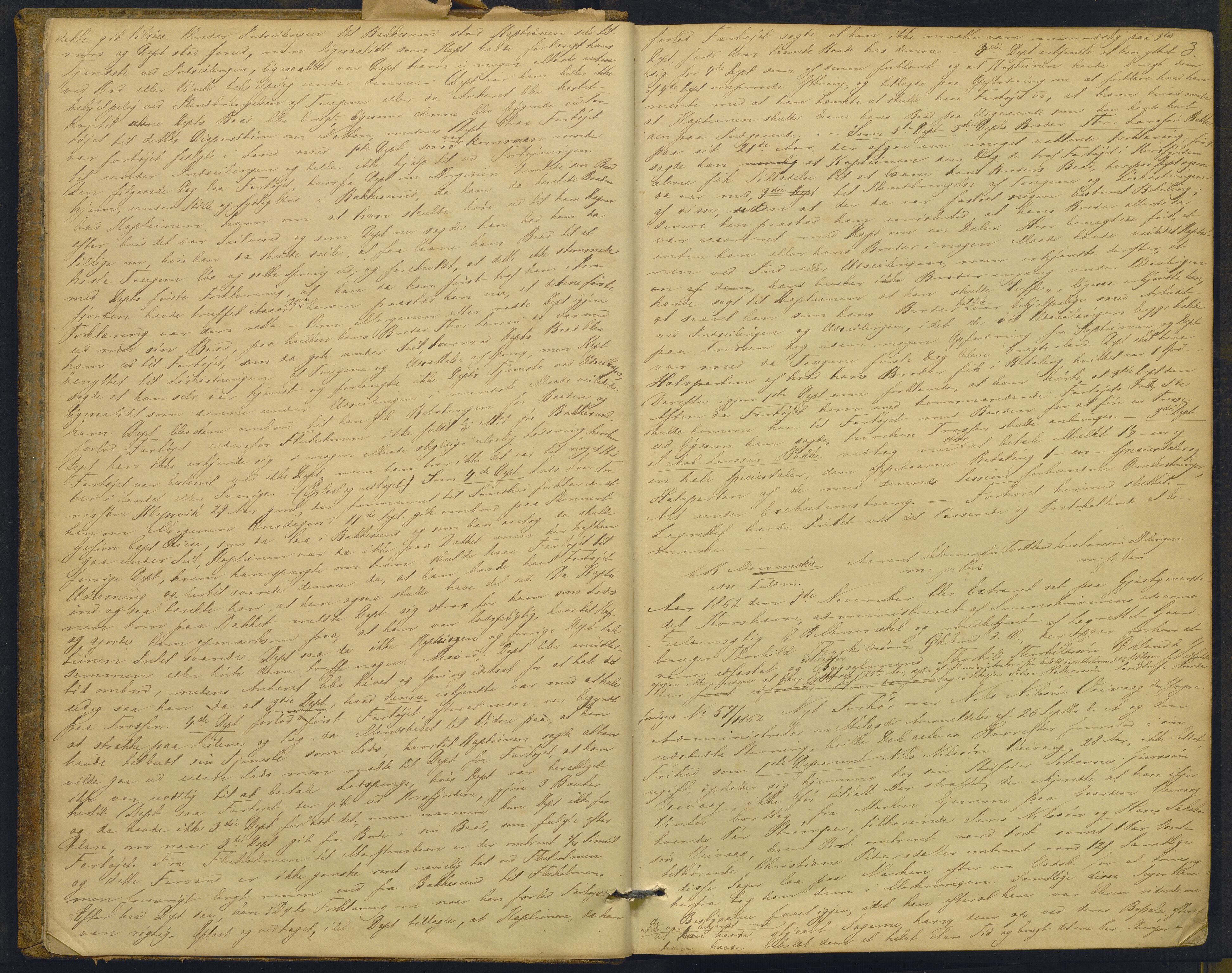 Midhordland sorenskriveri, AV/SAB-A-3001/1/F/Fc/Fcb/L0005: Ekstrarettsprotokollar, 1862-1869, p. 2b-3a