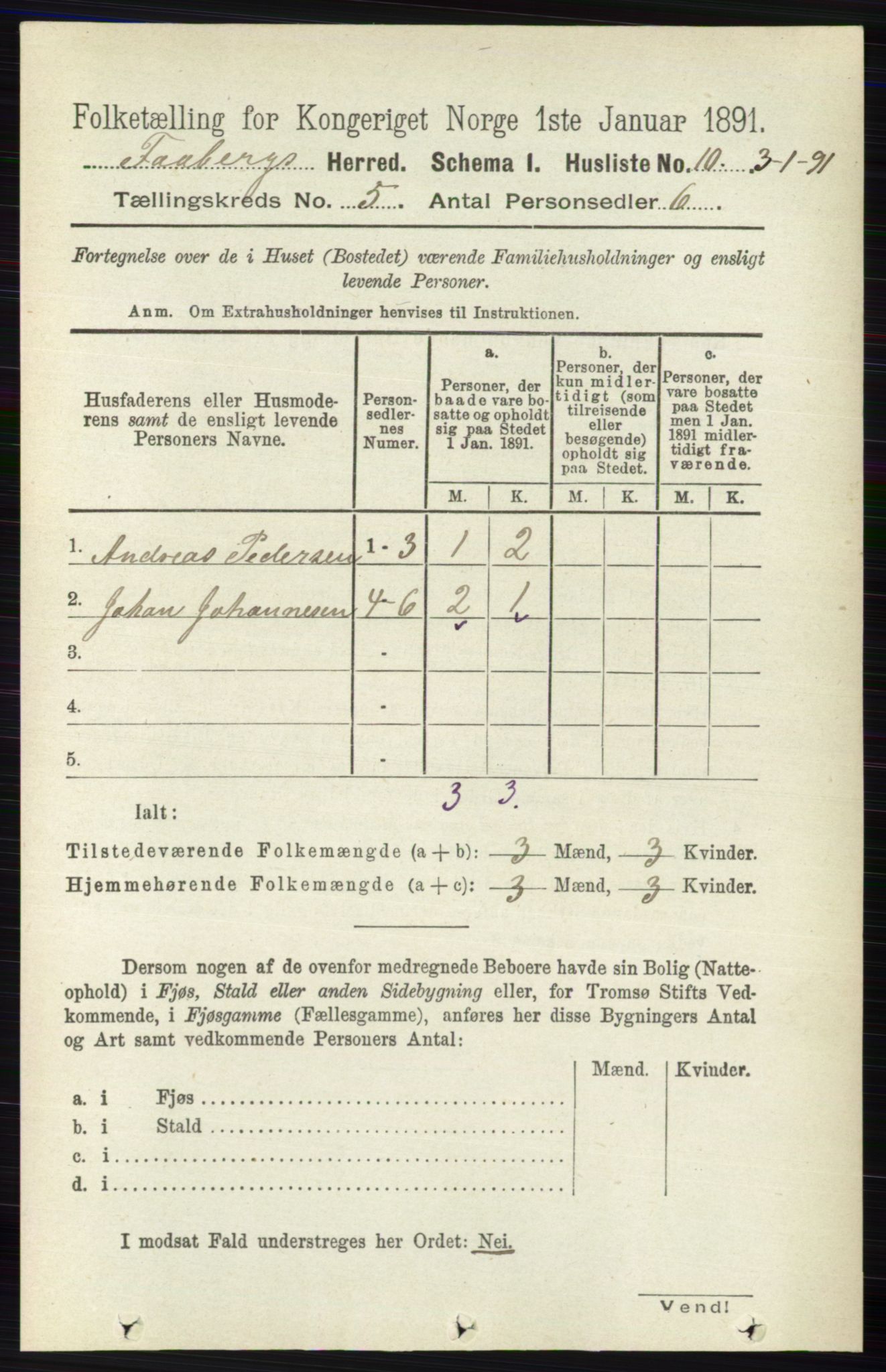 RA, 1891 census for 0524 Fåberg, 1891, p. 1560