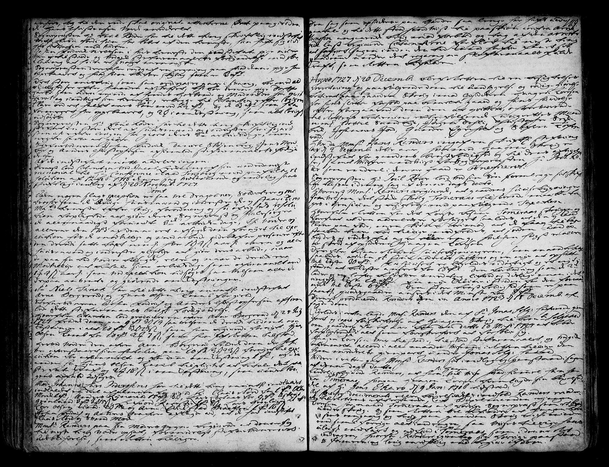 Follo sorenskriveri, SAO/A-10274/F/Fb/Fba/L0034: Tingbok, 1725-1729, p. 108b-109a