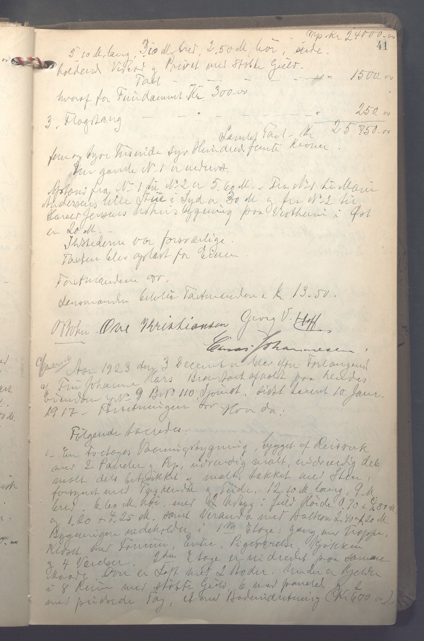Lensmennene i Aker, OBA/A-10133/F/Fb/L0002: Branntakstprotokoll, 1922-1929, p. 41
