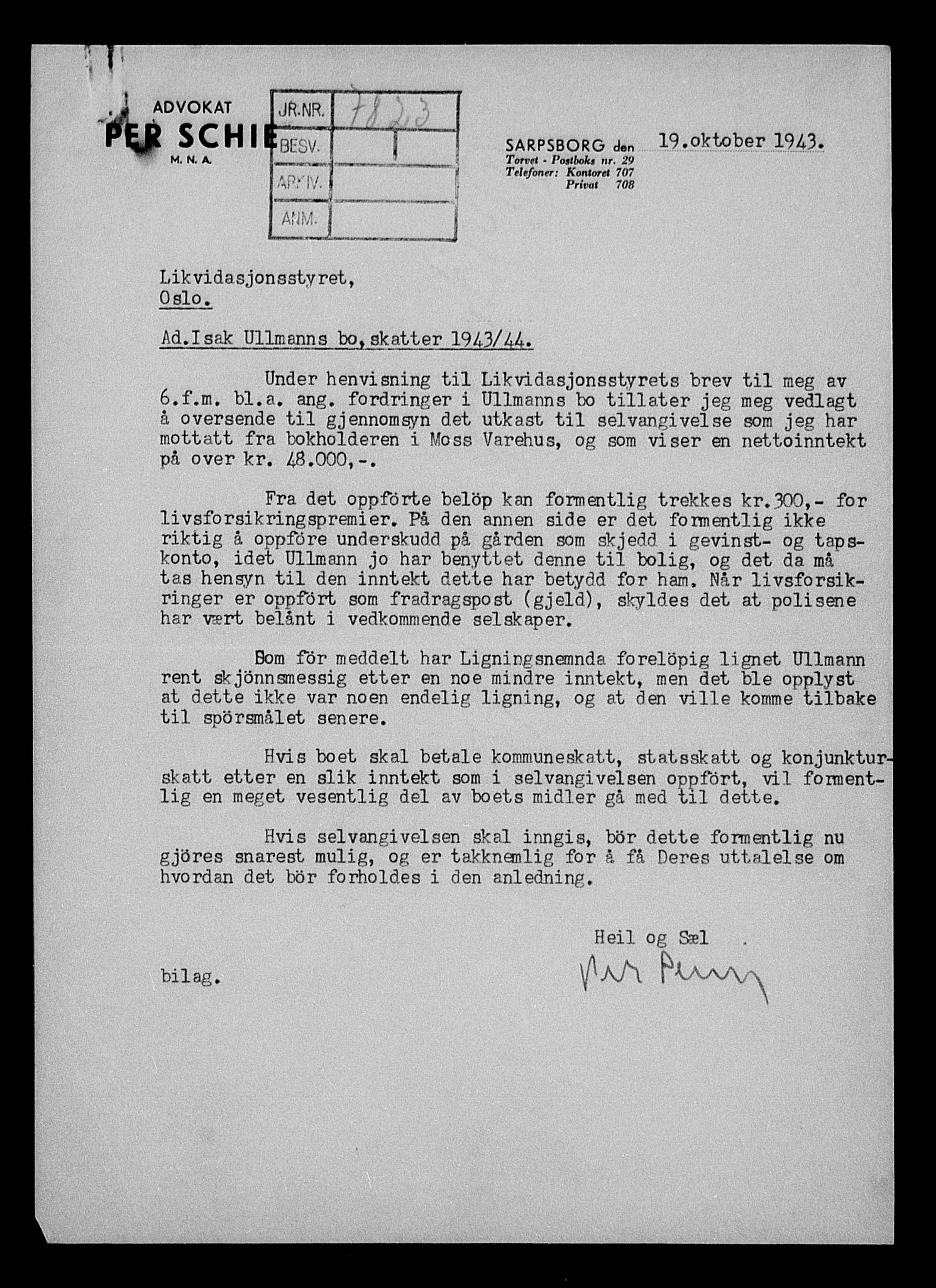 Justisdepartementet, Tilbakeføringskontoret for inndratte formuer, AV/RA-S-1564/H/Hc/Hcd/L1008: --, 1945-1947, p. 565