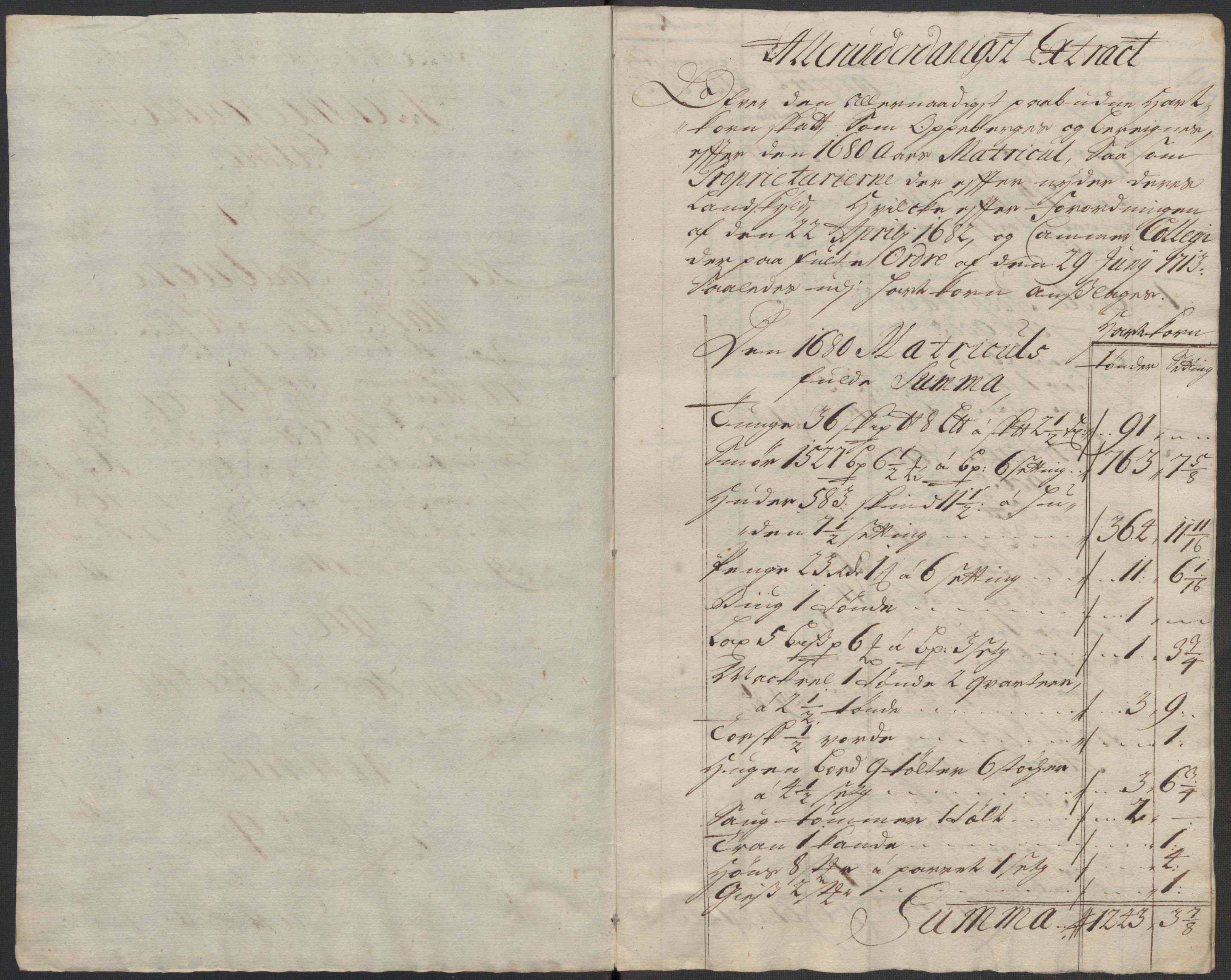 Rentekammeret inntil 1814, Reviderte regnskaper, Fogderegnskap, RA/EA-4092/R33/L1985: Fogderegnskap Larvik grevskap, 1713, p. 247