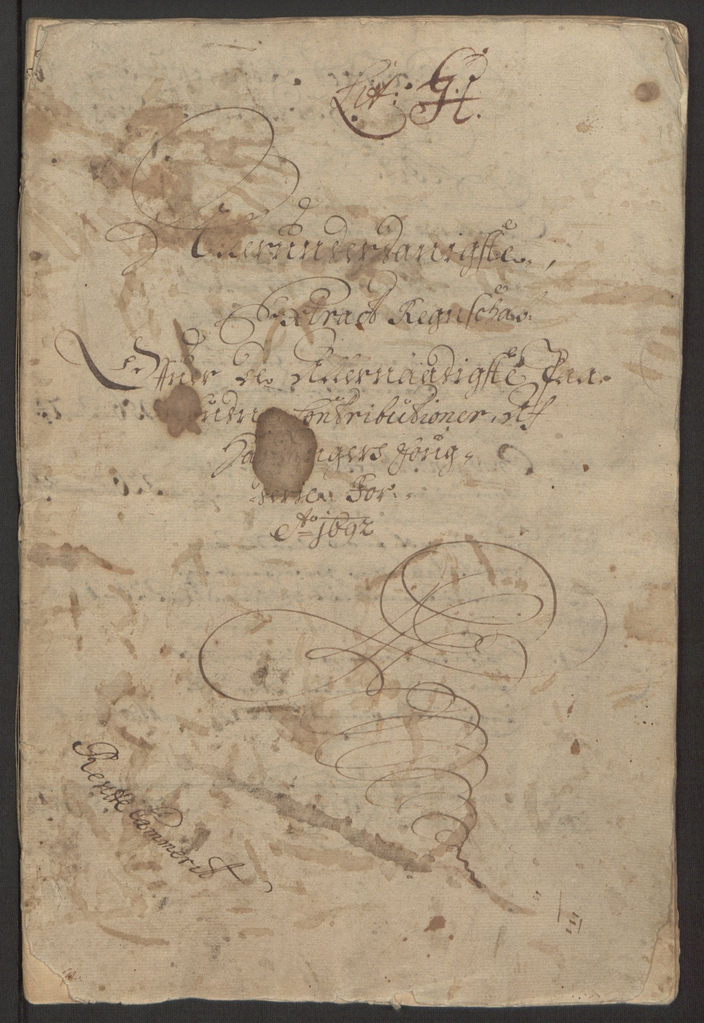 Rentekammeret inntil 1814, Reviderte regnskaper, Fogderegnskap, AV/RA-EA-4092/R48/L2973: Fogderegnskap Sunnhordland og Hardanger, 1691-1692, p. 466