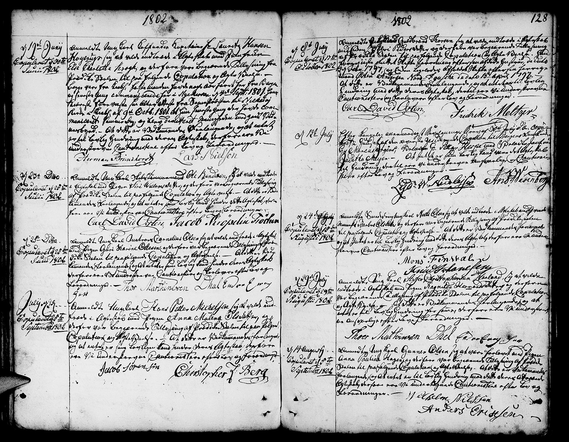 Nykirken Sokneprestembete, SAB/A-77101/H/Haa/L0008: Parish register (official) no. A 8, 1776-1814, p. 128