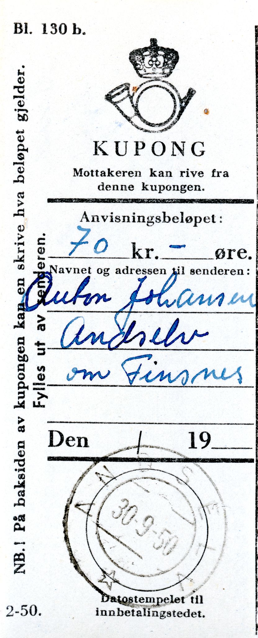 Vardø Fiskersamvirkelag, VAMU/A-0037/D/Da/L0004: Korrespondanse Ko-Ma, 1945-1950