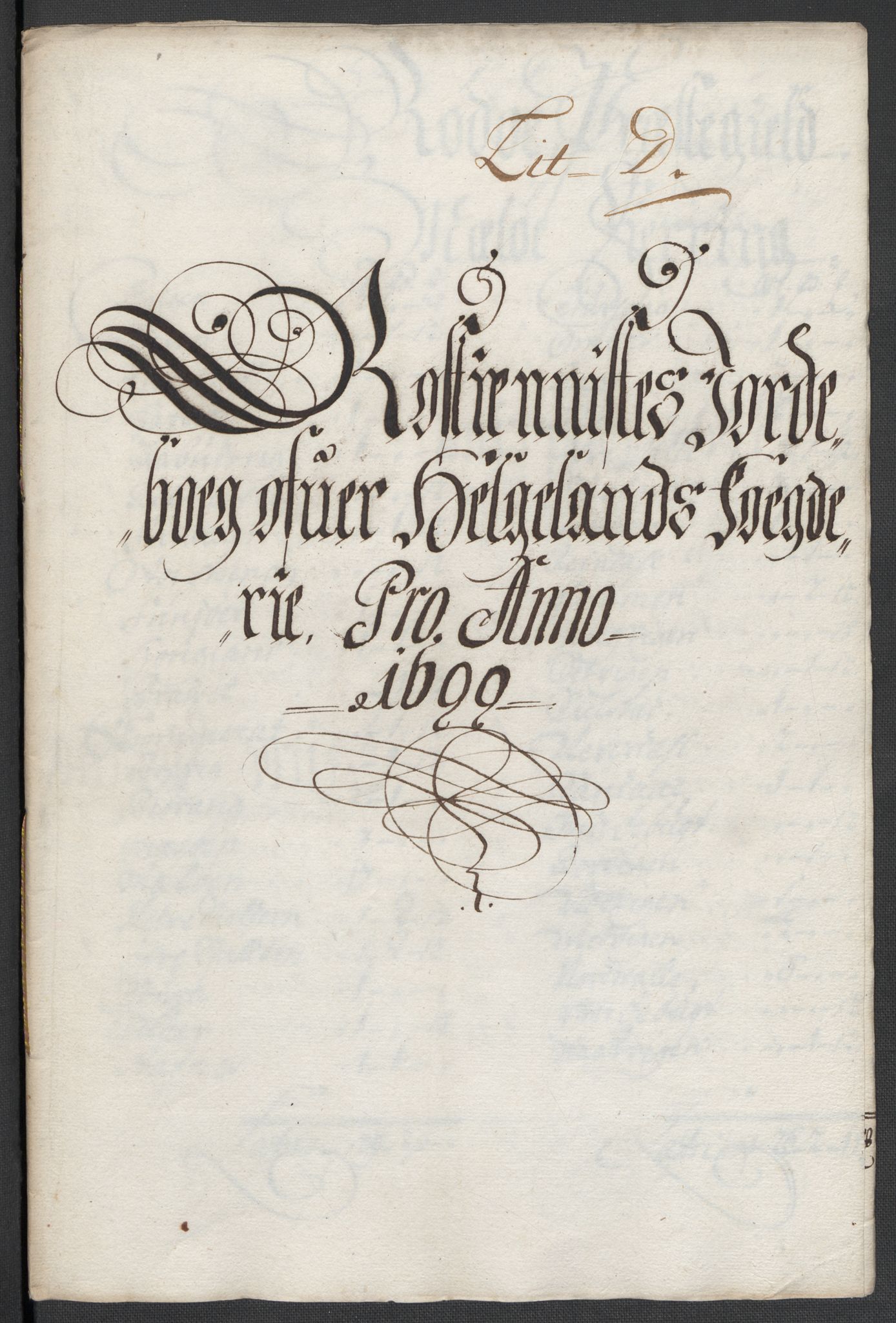 Rentekammeret inntil 1814, Reviderte regnskaper, Fogderegnskap, RA/EA-4092/R65/L4507: Fogderegnskap Helgeland, 1699-1701, p. 96