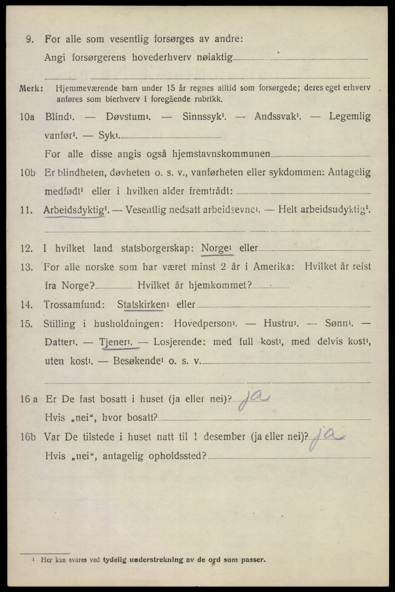 SAKO, 1920 census for Ramnes, 1920, p. 3239