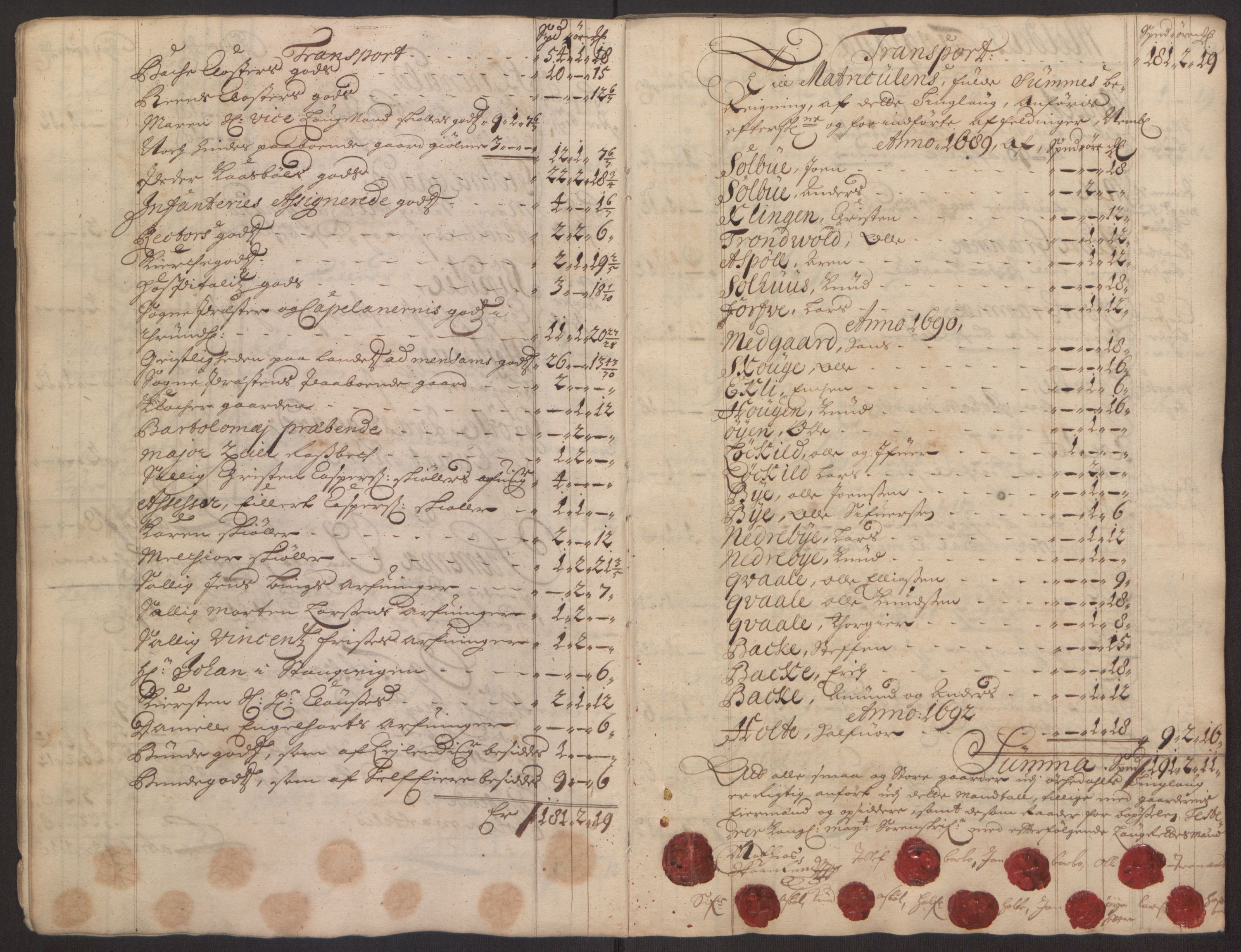 Rentekammeret inntil 1814, Reviderte regnskaper, Fogderegnskap, AV/RA-EA-4092/R60/L3944: Fogderegnskap Orkdal og Gauldal, 1694, p. 21