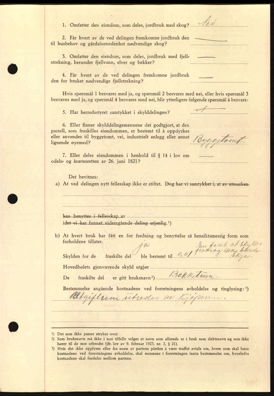 Nordmøre sorenskriveri, AV/SAT-A-4132/1/2/2Ca: Mortgage book no. A97, 1944-1944, Diary no: : 987/1944