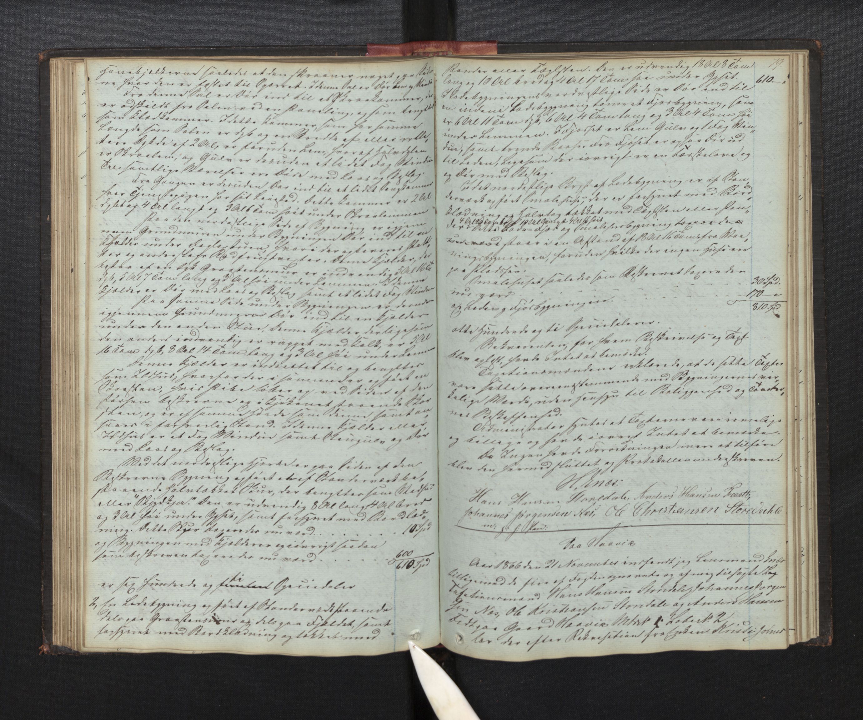 Lensmannen i Kvinnherad, AV/SAB-A-33301/1/0012/L0001: Branntakstprotokoll, 1846-1868, p. 78b-79a