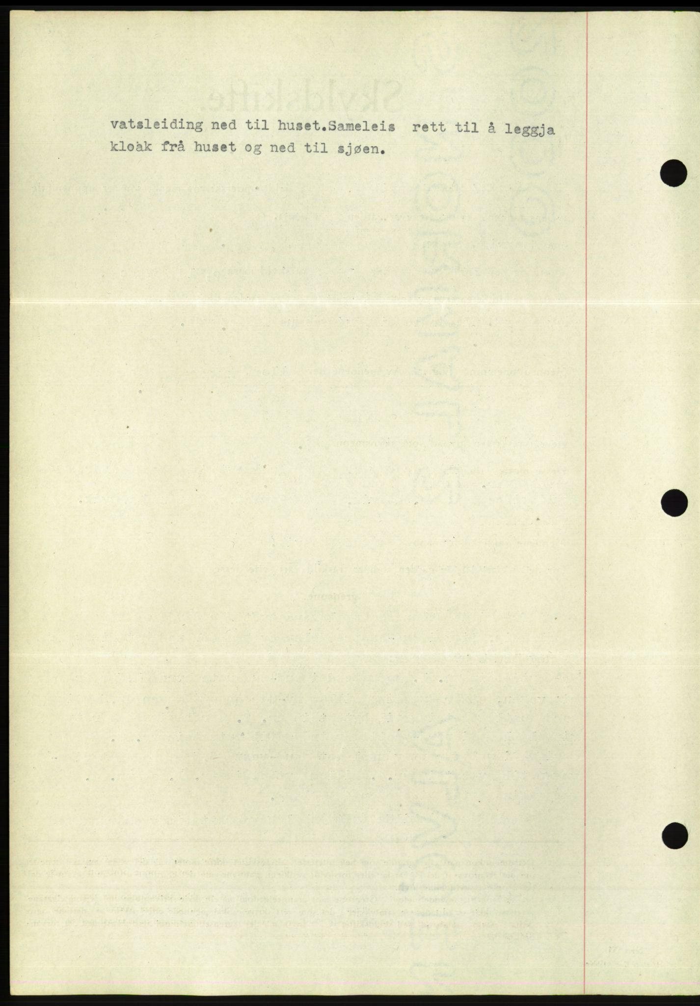 Søre Sunnmøre sorenskriveri, AV/SAT-A-4122/1/2/2C/L0065: Mortgage book no. 59, 1938-1938, Diary no: : 309/1938