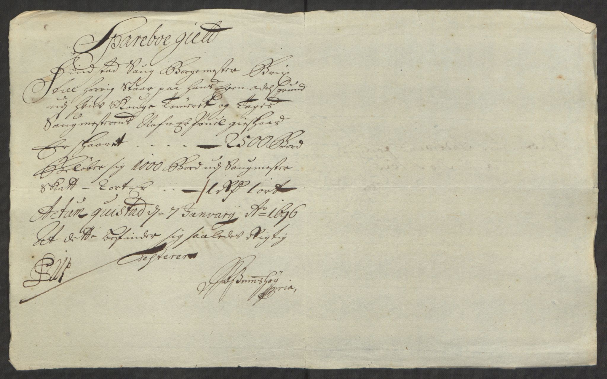 Rentekammeret inntil 1814, Reviderte regnskaper, Fogderegnskap, AV/RA-EA-4092/R63/L4309: Fogderegnskap Inderøy, 1695-1697, p. 18