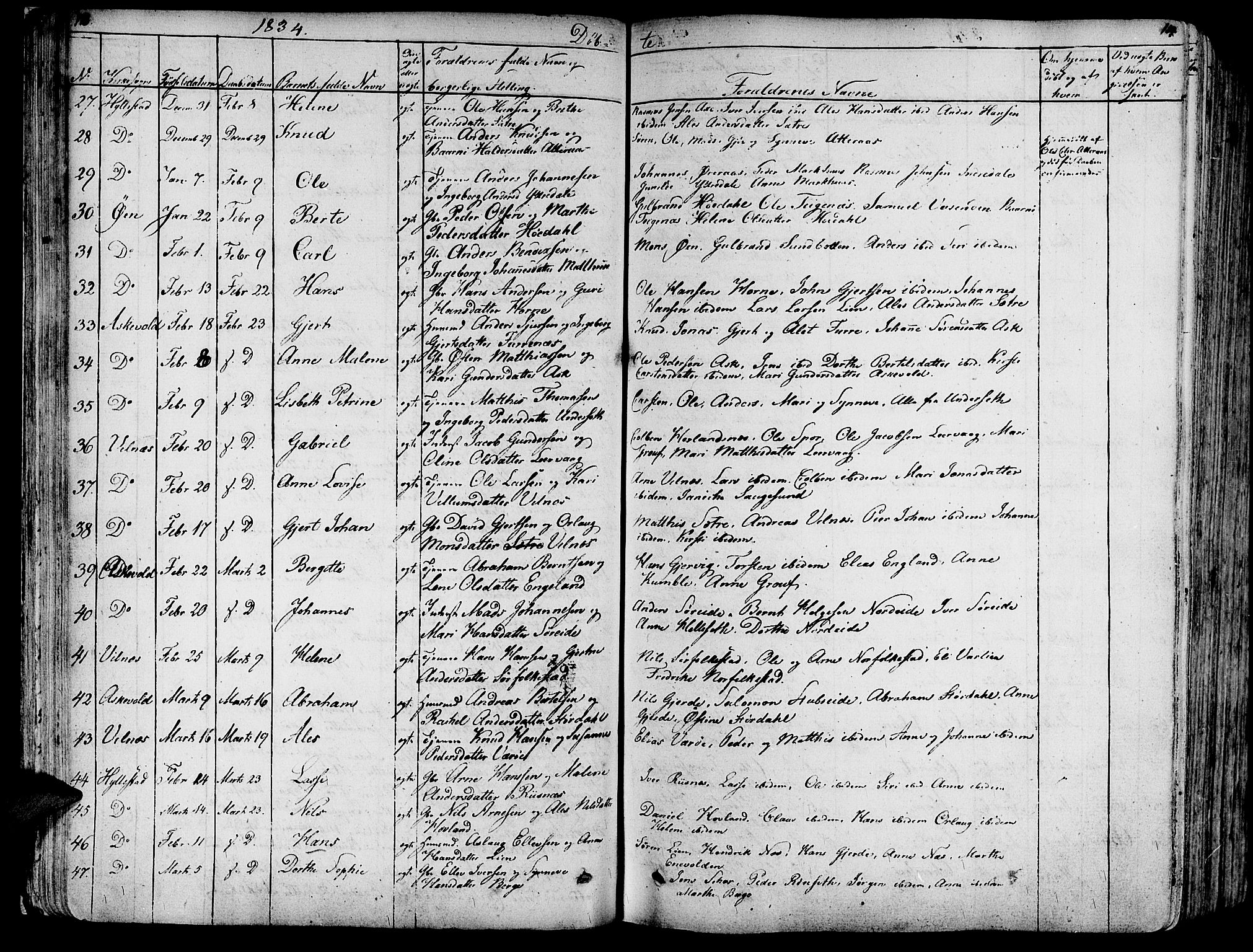 Askvoll sokneprestembete, SAB/A-79501/H/Haa/Haaa/L0010: Parish register (official) no. A 10, 1821-1844, p. 118-119