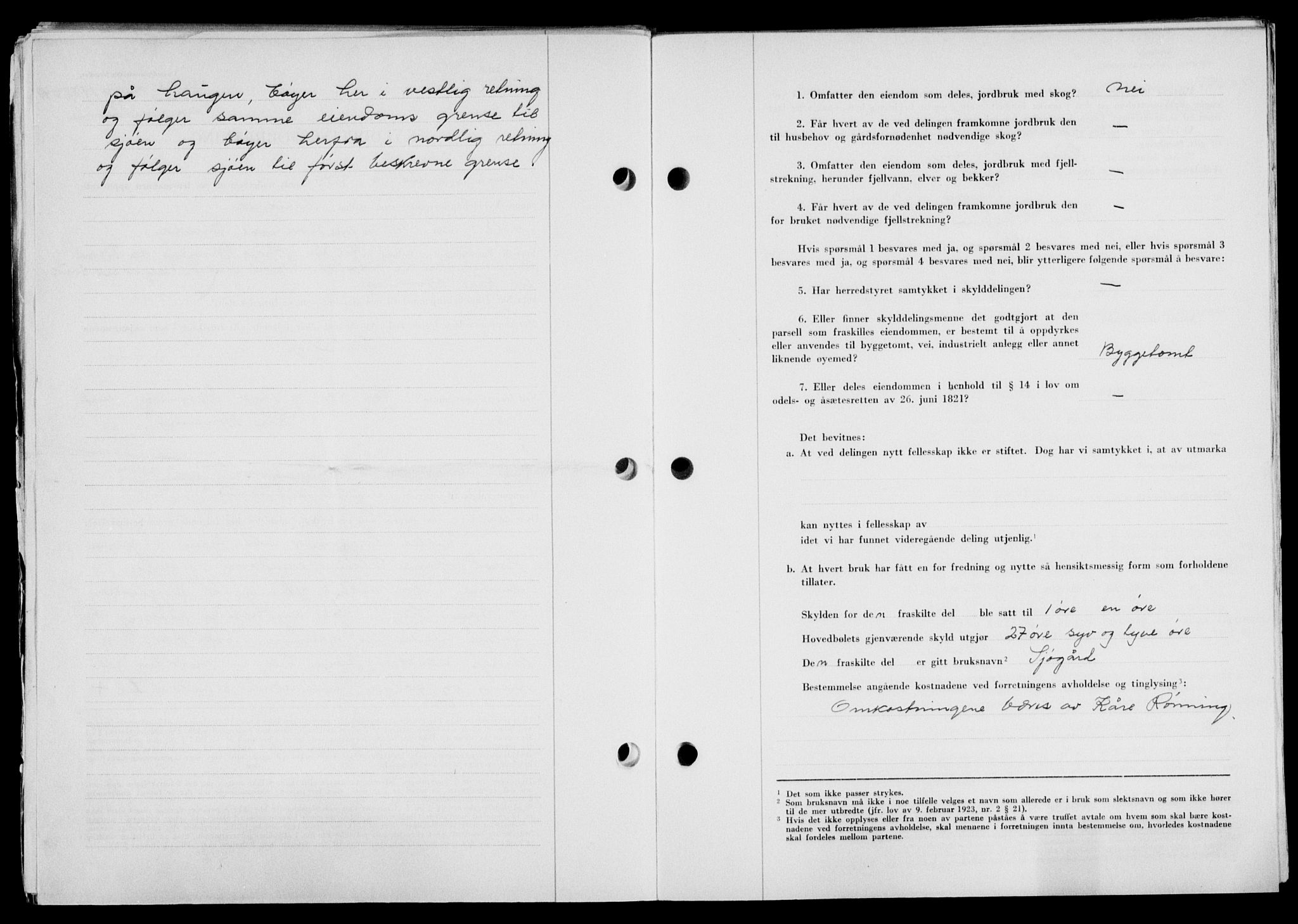 Lofoten sorenskriveri, SAT/A-0017/1/2/2C/L0021a: Mortgage book no. 21a, 1949-1949, Diary no: : 1772/1949