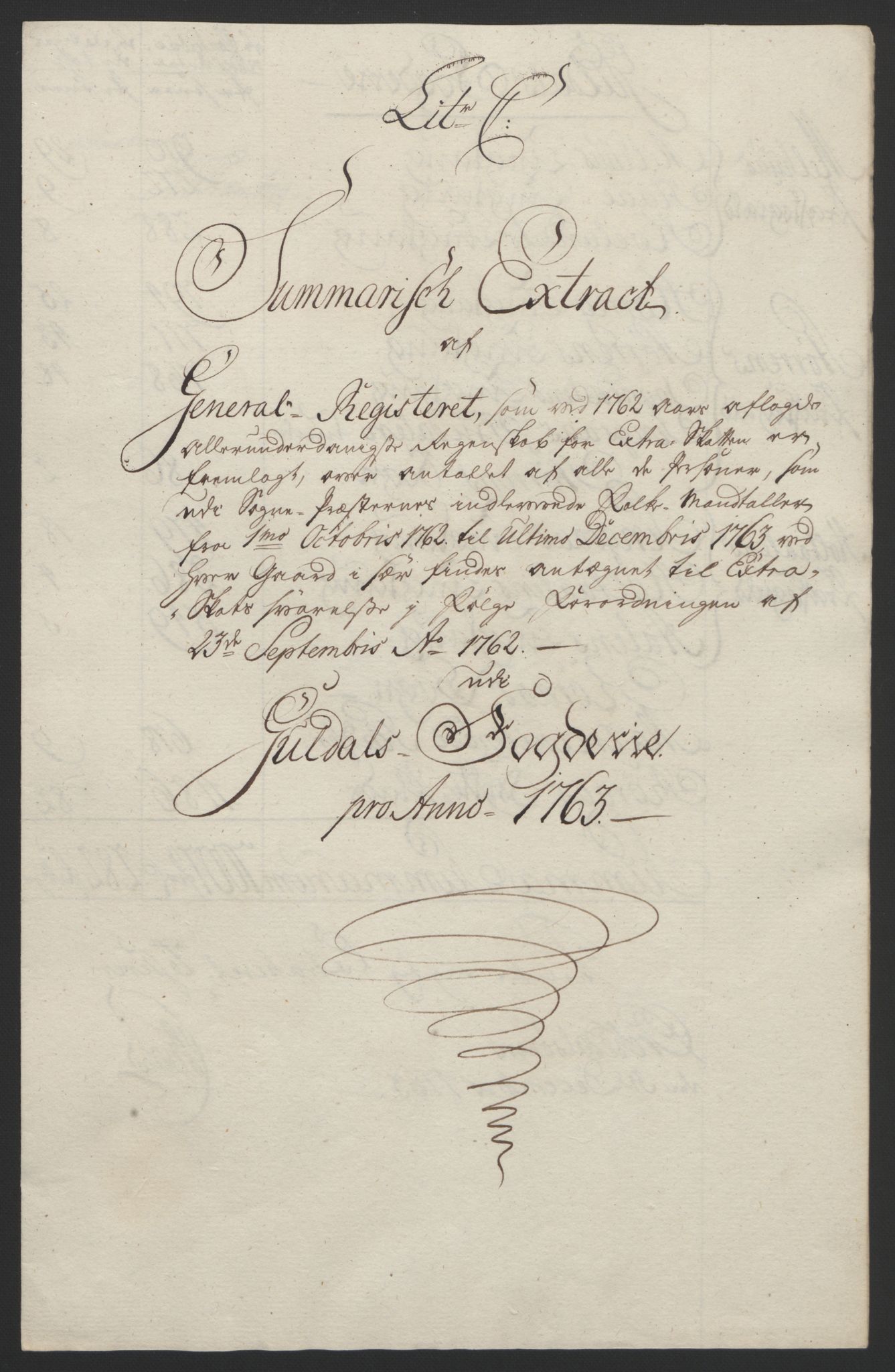 Rentekammeret inntil 1814, Reviderte regnskaper, Fogderegnskap, RA/EA-4092/R60/L4094: Ekstraskatten Orkdal og Gauldal, 1762-1765, p. 98
