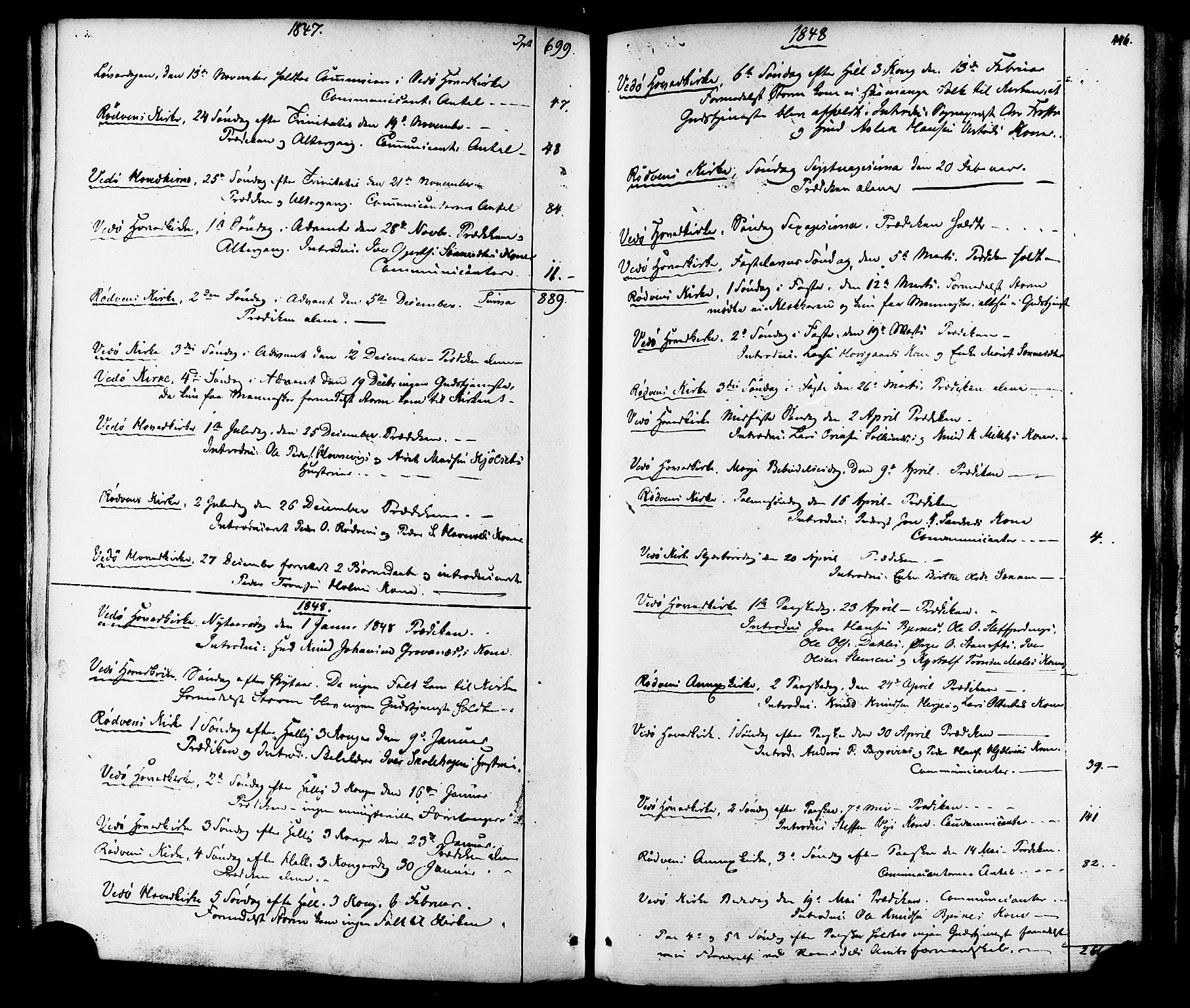 Ministerialprotokoller, klokkerbøker og fødselsregistre - Møre og Romsdal, AV/SAT-A-1454/547/L0603: Parish register (official) no. 547A05, 1846-1877, p. 446