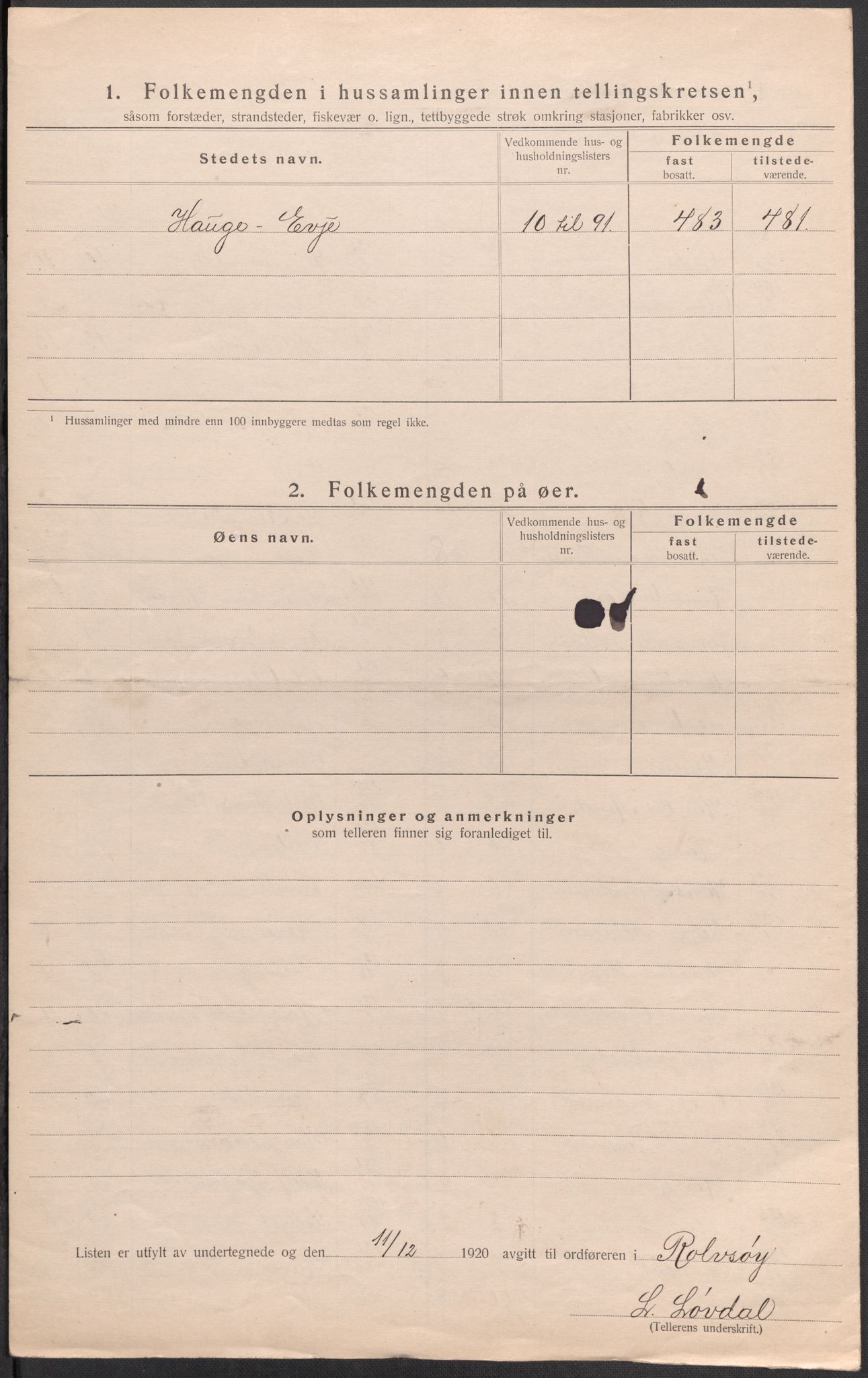 SAO, 1920 census for Rolvsøy, 1920, p. 24