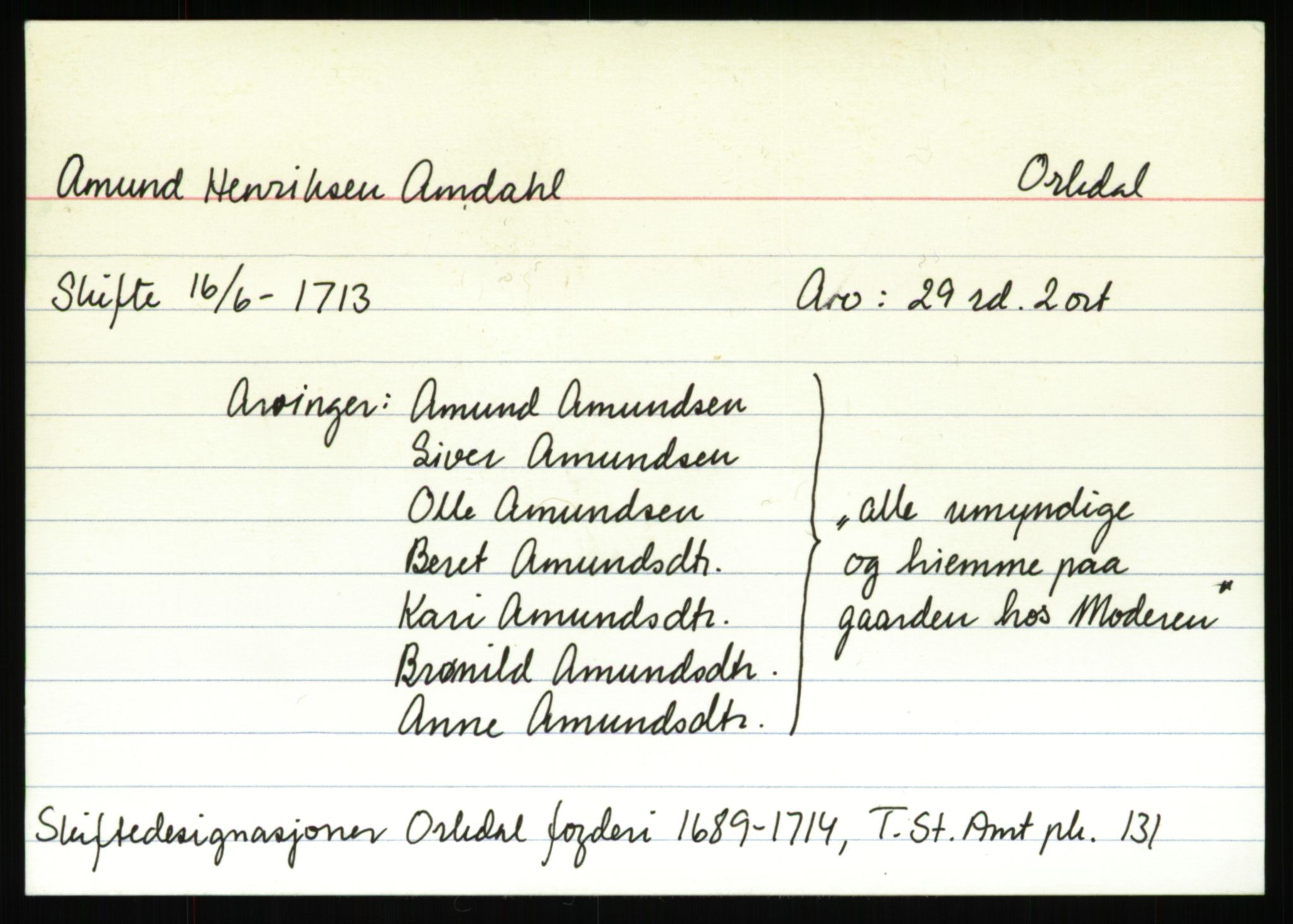 Trondheim stiftamt*, SAT/-, 1689-1714, p. 1