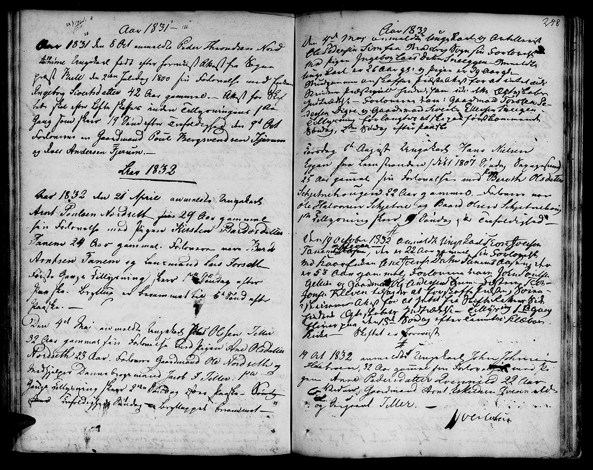 Ministerialprotokoller, klokkerbøker og fødselsregistre - Sør-Trøndelag, SAT/A-1456/618/L0438: Parish register (official) no. 618A03, 1783-1815, p. 248