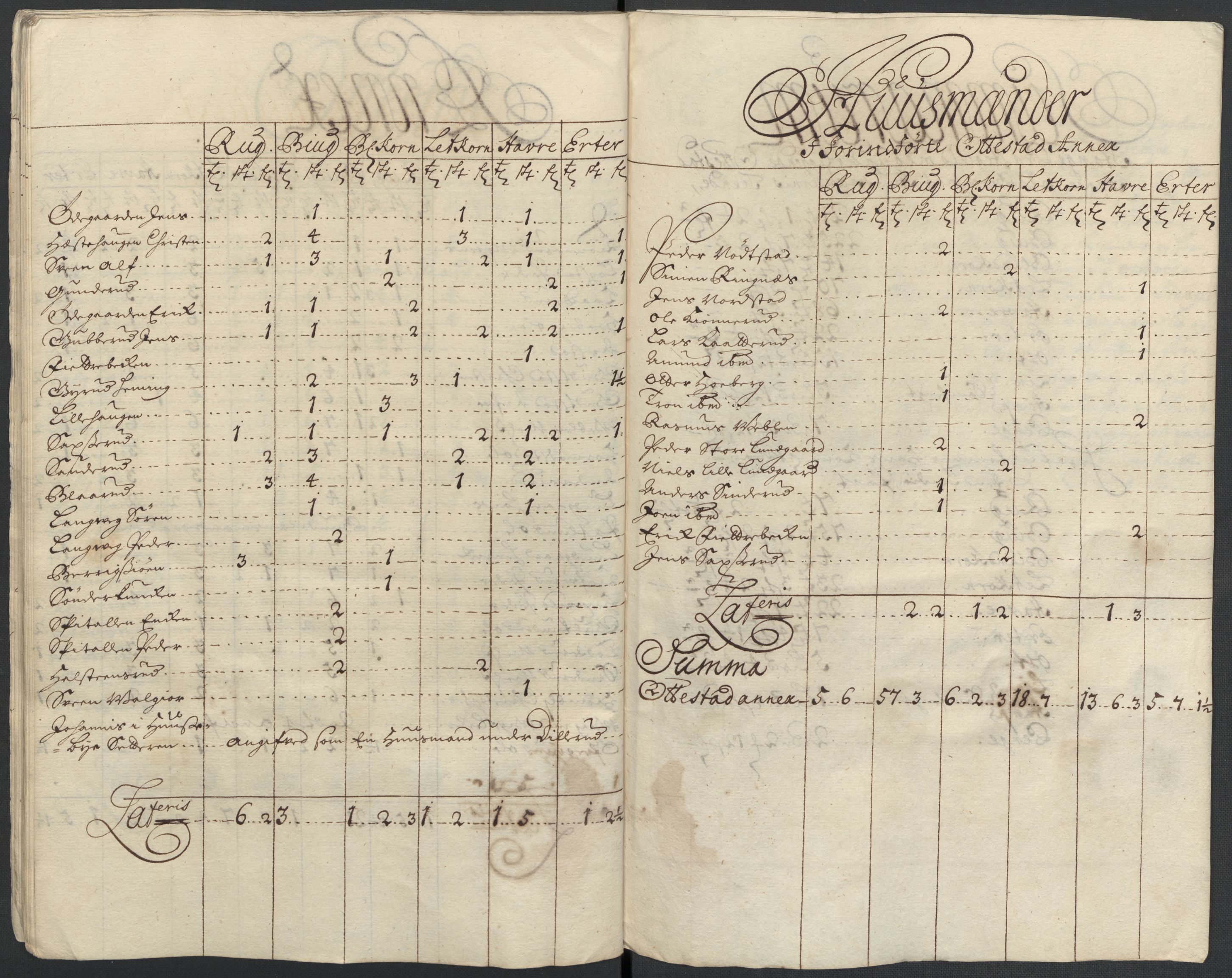 Rentekammeret inntil 1814, Reviderte regnskaper, Fogderegnskap, AV/RA-EA-4092/R16/L1047: Fogderegnskap Hedmark, 1711, p. 61