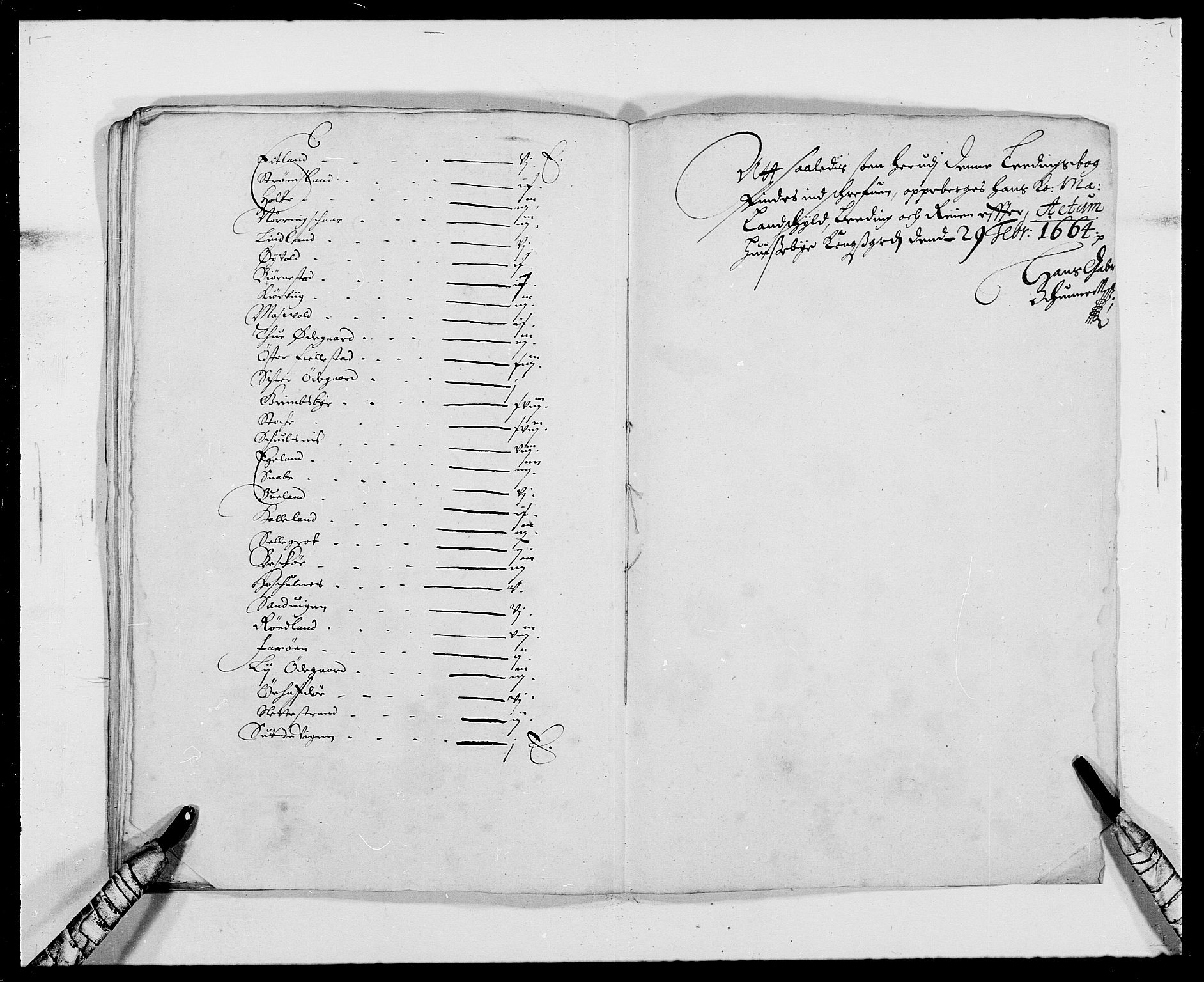 Rentekammeret inntil 1814, Reviderte regnskaper, Fogderegnskap, RA/EA-4092/R41/L2523: Fogderegnskap Lista, 1663-1664, p. 191